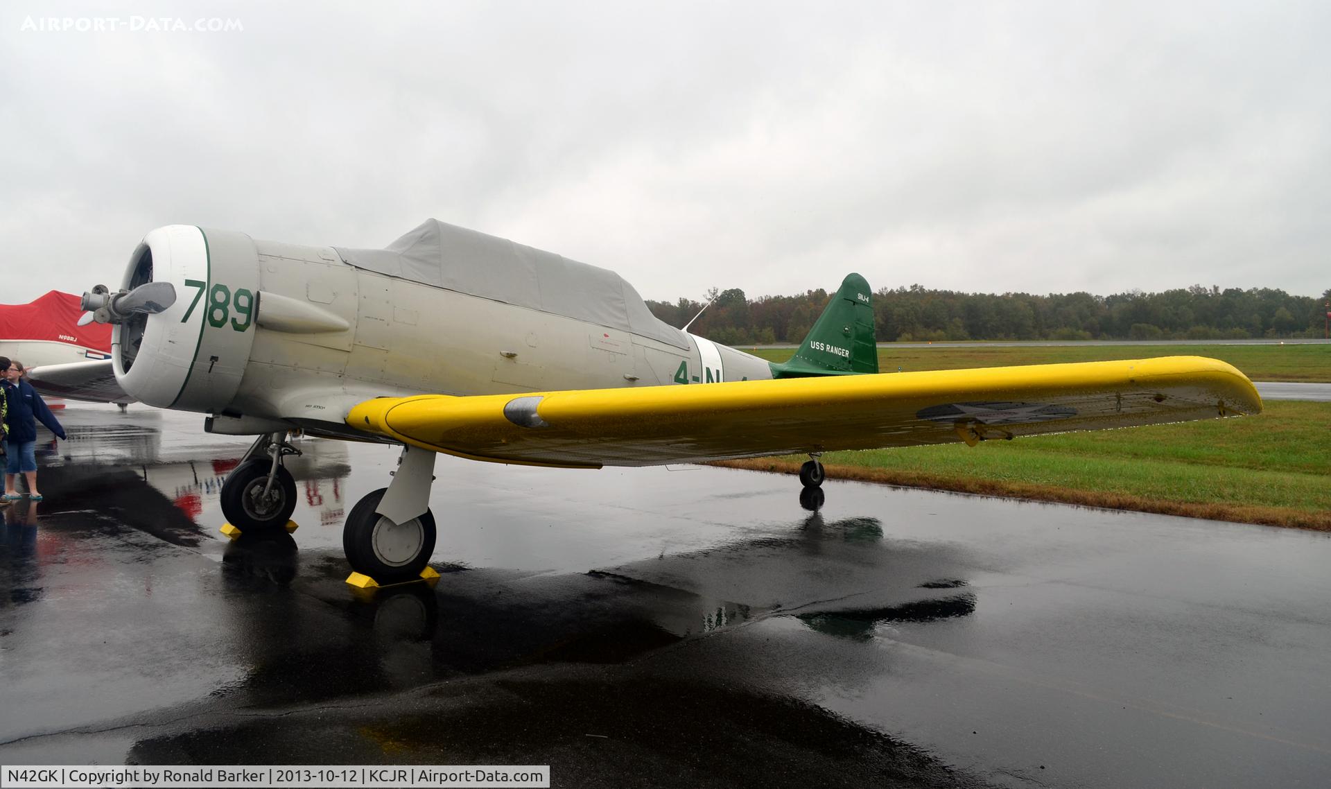 N42GK, 1942 North American AT-6D C/N 8810577, Culpeper Air Fest 2013