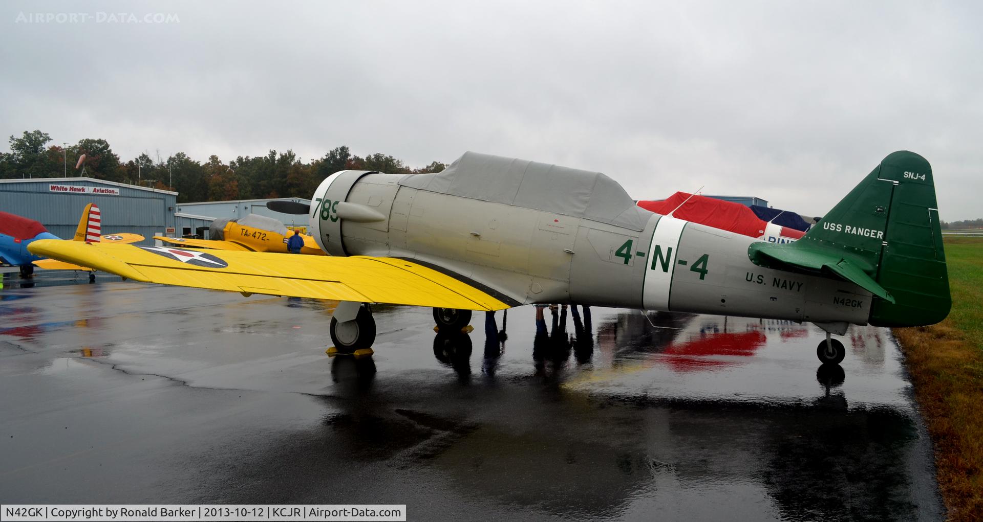 N42GK, 1942 North American AT-6D C/N 8810577, Culpeper Air Fest 2013