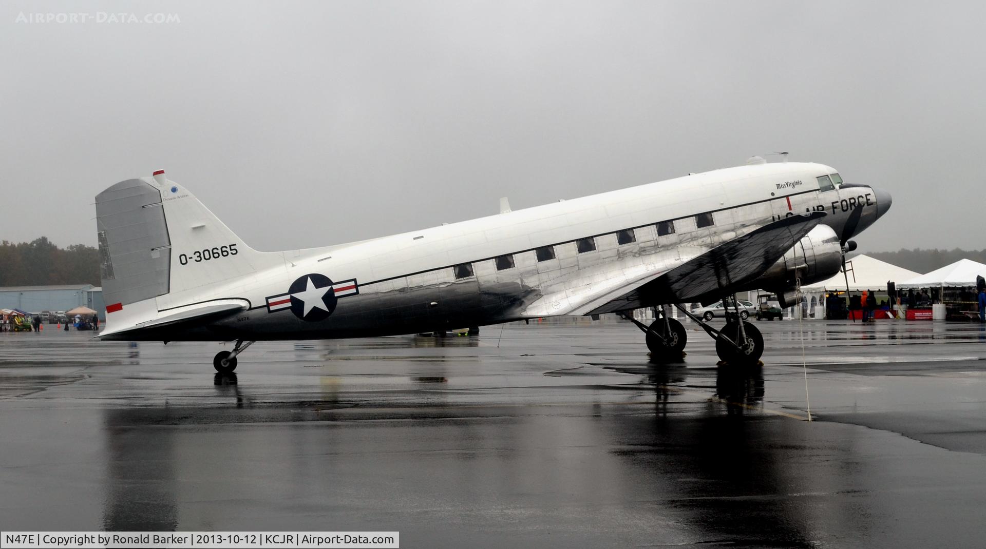 N47E, 1943 Douglas DC-3C (C-47A-60-DL) C/N 13816, Culpeper Air Fest 2013