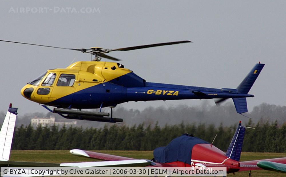 G-BYZA, 1992 Aerospatiale AS-355F-2 Ecureuil 2 C/N 5518, Ex: F-OHNK > JA6764 > G-BYZA - Originally owned to, Aeromega Aviation plc in December 1999 and currently with, MMair Ltd since October 2002