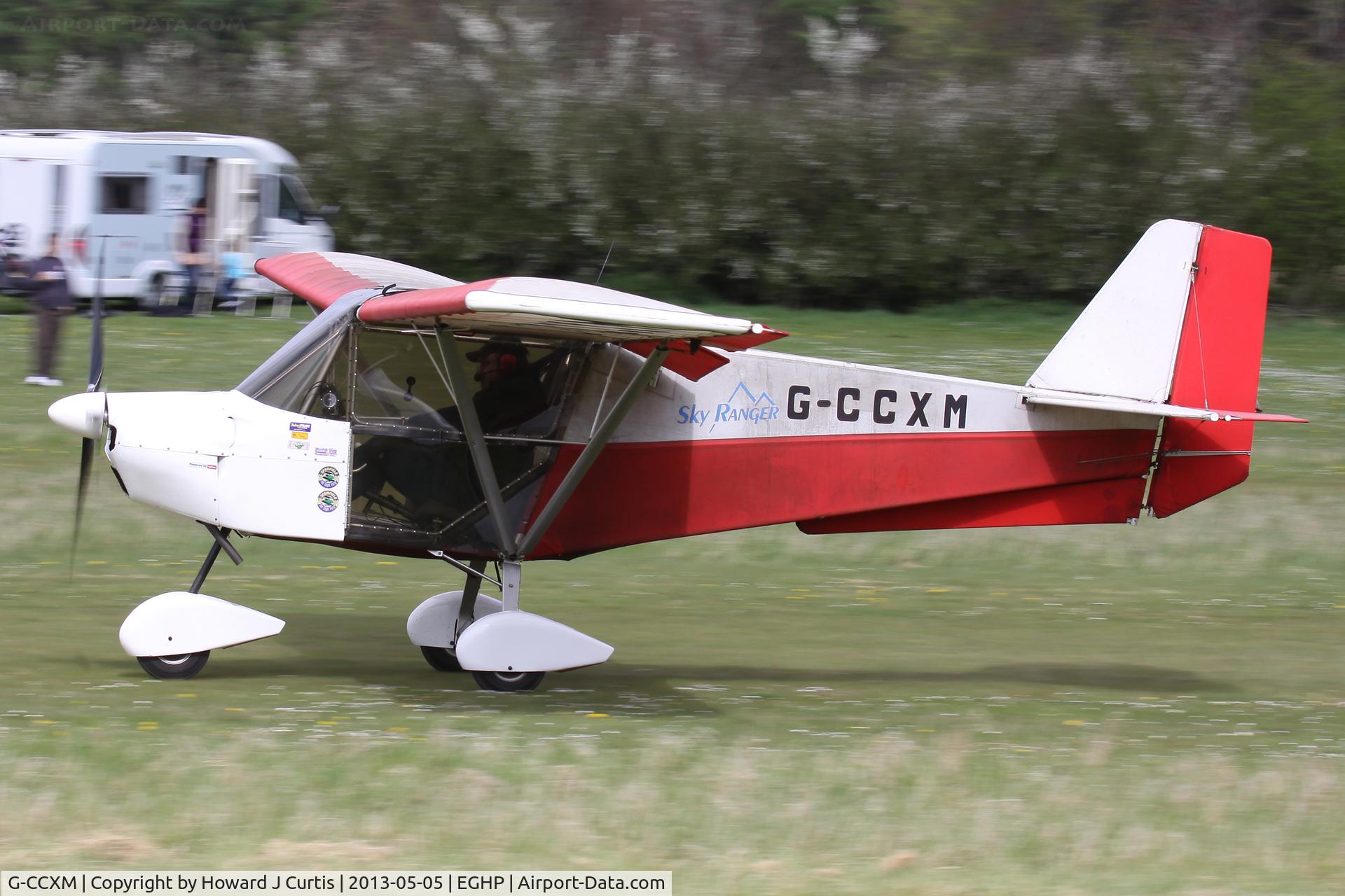 G-CCXM, 2004 Best Off Skyranger 912(2) C/N BMAA/HB/337, Privately owned, at the Microlight Trade Fair.
