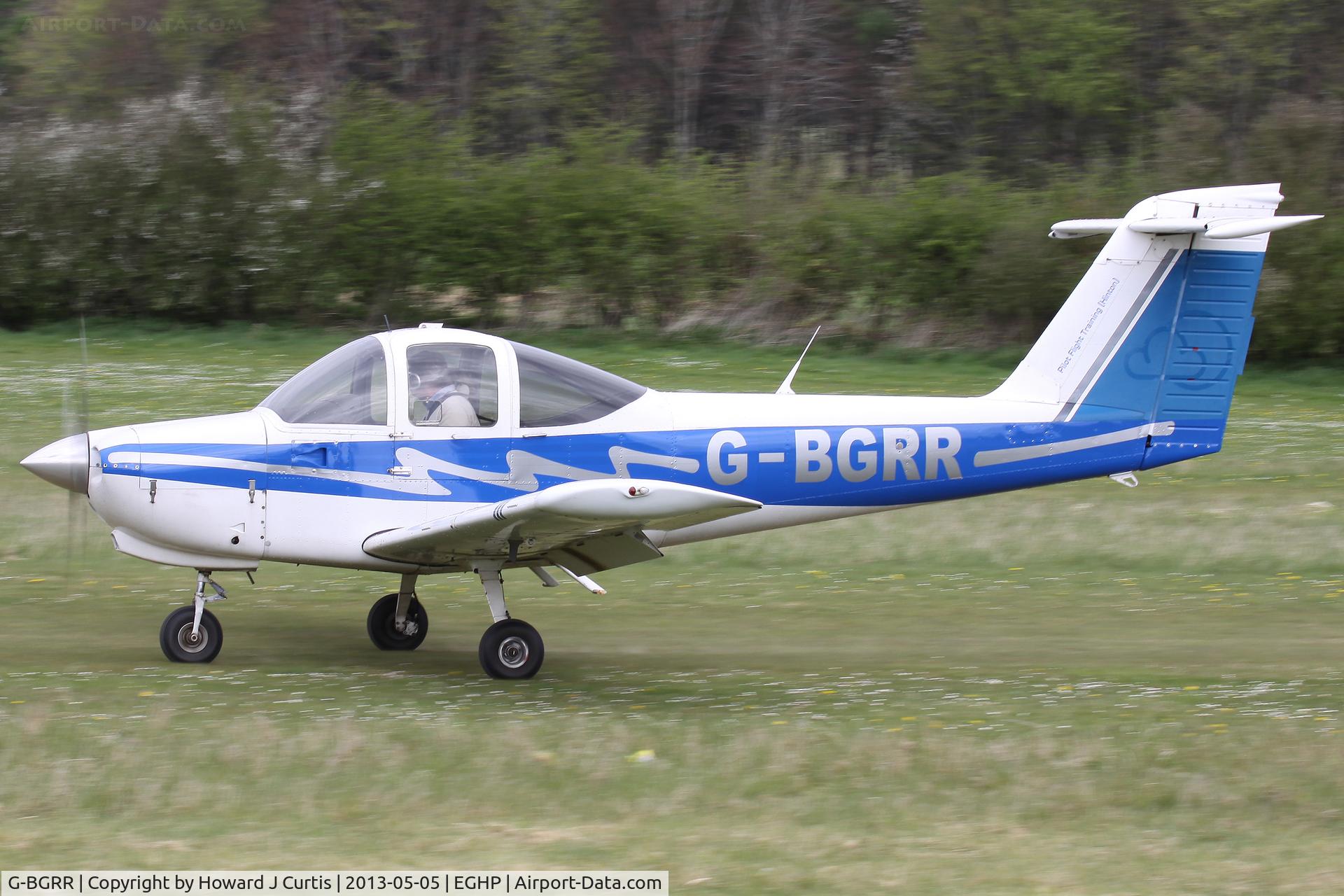 G-BGRR, 1978 Piper PA-38-112 Tomahawk Tomahawk C/N 38-78A0336, Privately owned. At the Microlight Trade Fair.