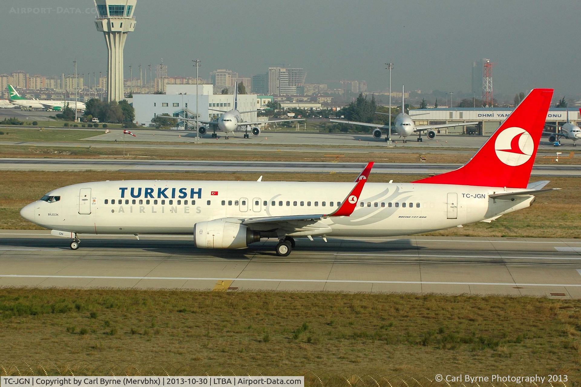 TC-JGN, 2006 Boeing 737-8F2 C/N 34412, Taken from the Fly Inn Shopping Mall.