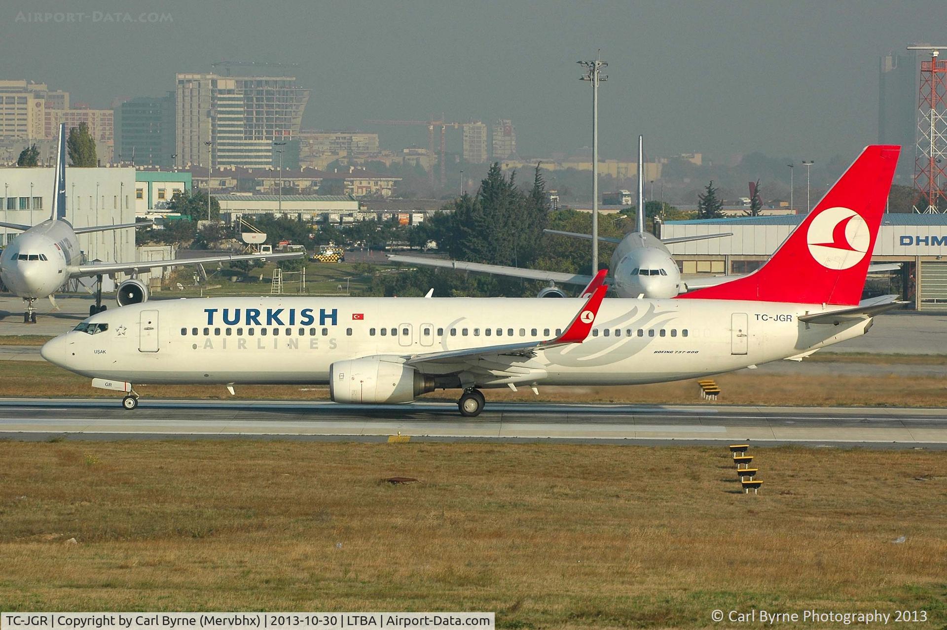 TC-JGR, 2006 Boeing 737-8F2 C/N 34415, Taken from the Fly Inn Shopping Mall.