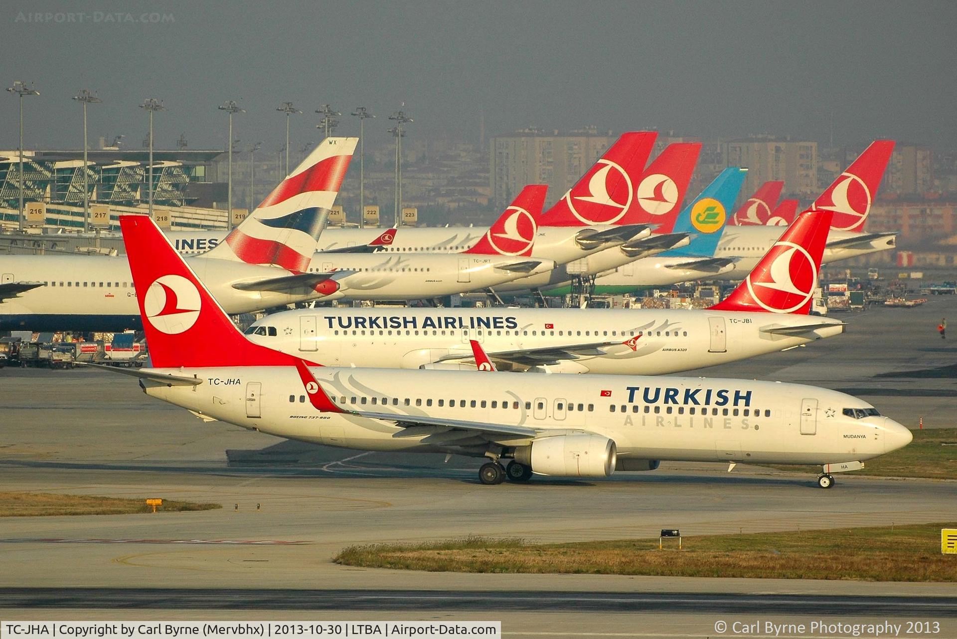 TC-JHA, 2008 Boeing 737-8F2 C/N 35740, Taken from the Fly Inn Shopping Mall.