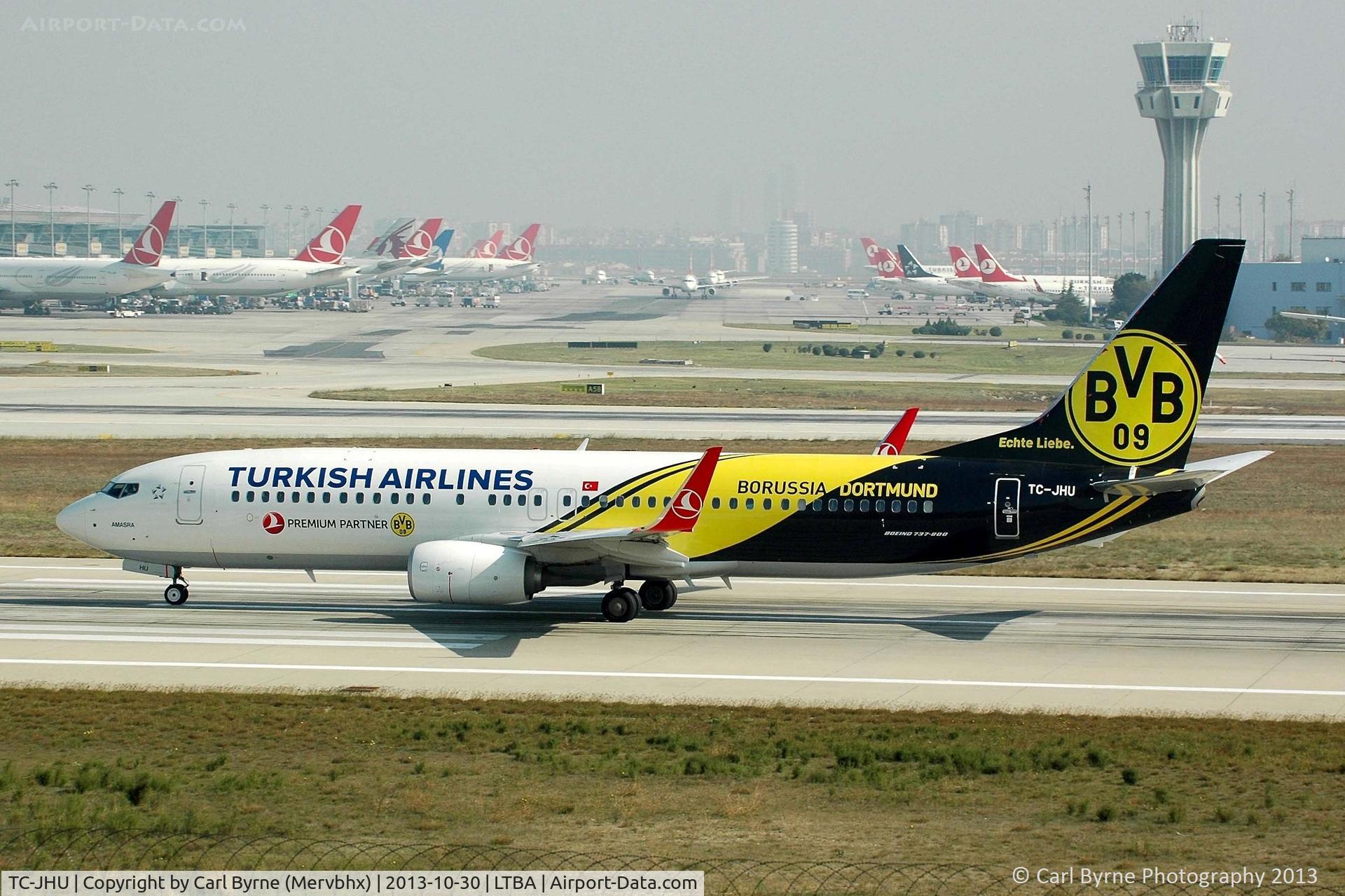 TC-JHU, 2013 Boeing 737-8F2 C/N 42002, Taken from the Fly Inn Shopping Mall.