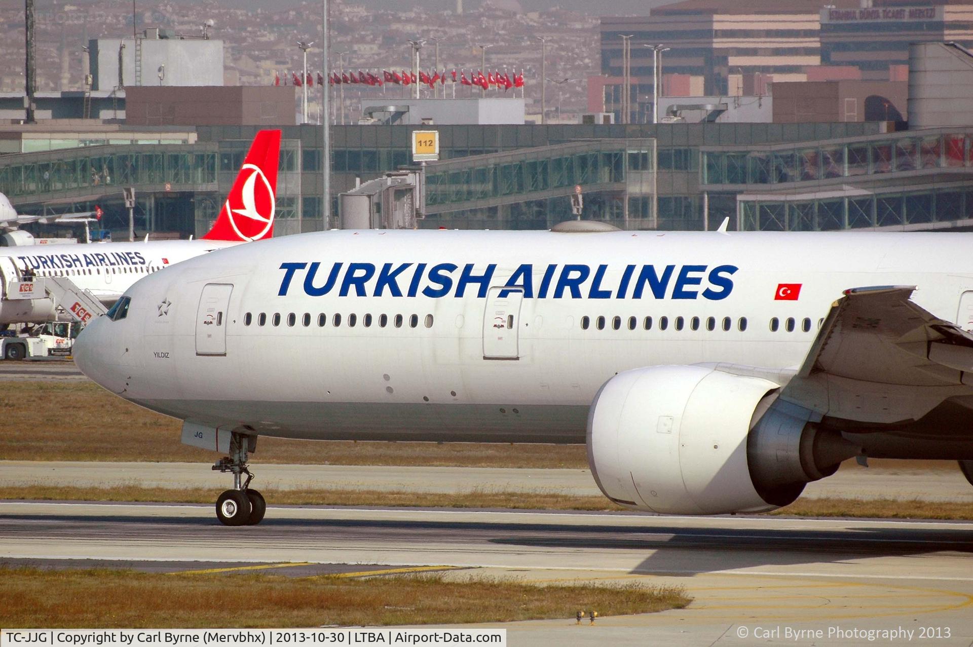 TC-JJG, 2010 Boeing 777-300/ER C/N 40791, Taken from the Fly Inn Shopping Mall.