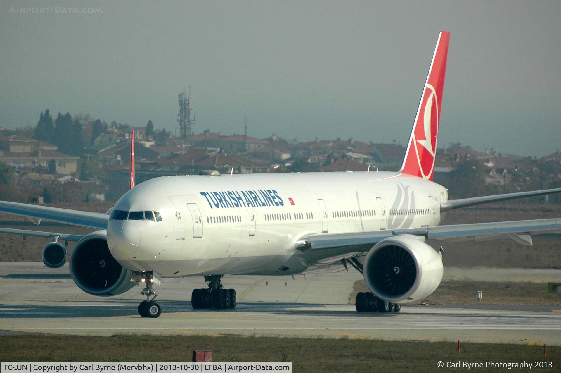TC-JJN, 2011 Boeing 777-3F2/ER C/N 40795, Taken from the Fly Inn Shopping Mall.