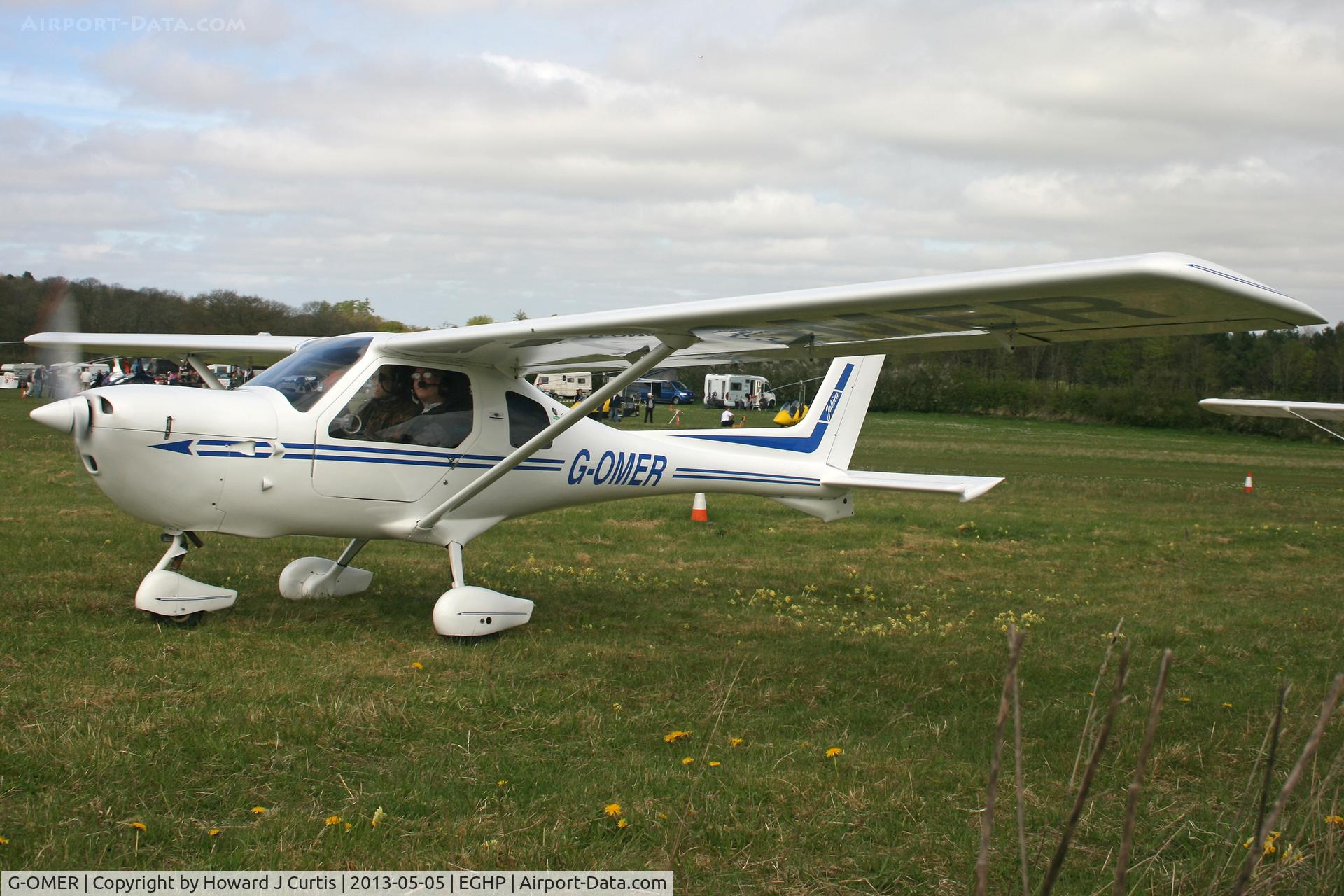 G-OMER, 2002 Jabiru UL-450 C/N PFA 274A-13823, Privately owned. At the Microlight Trade Fair.