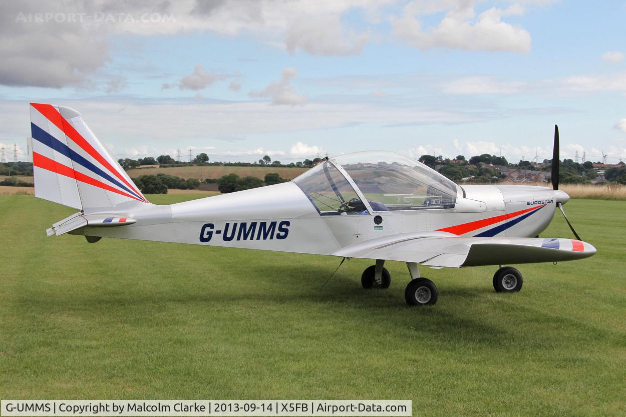 G-UMMS, 2005 Cosmik EV-97 TeamEurostar UK C/N 2316, Cosmik EV-97 TeamEurostar UK G-UMMS, Fishburn Airfield UK, September 2013.