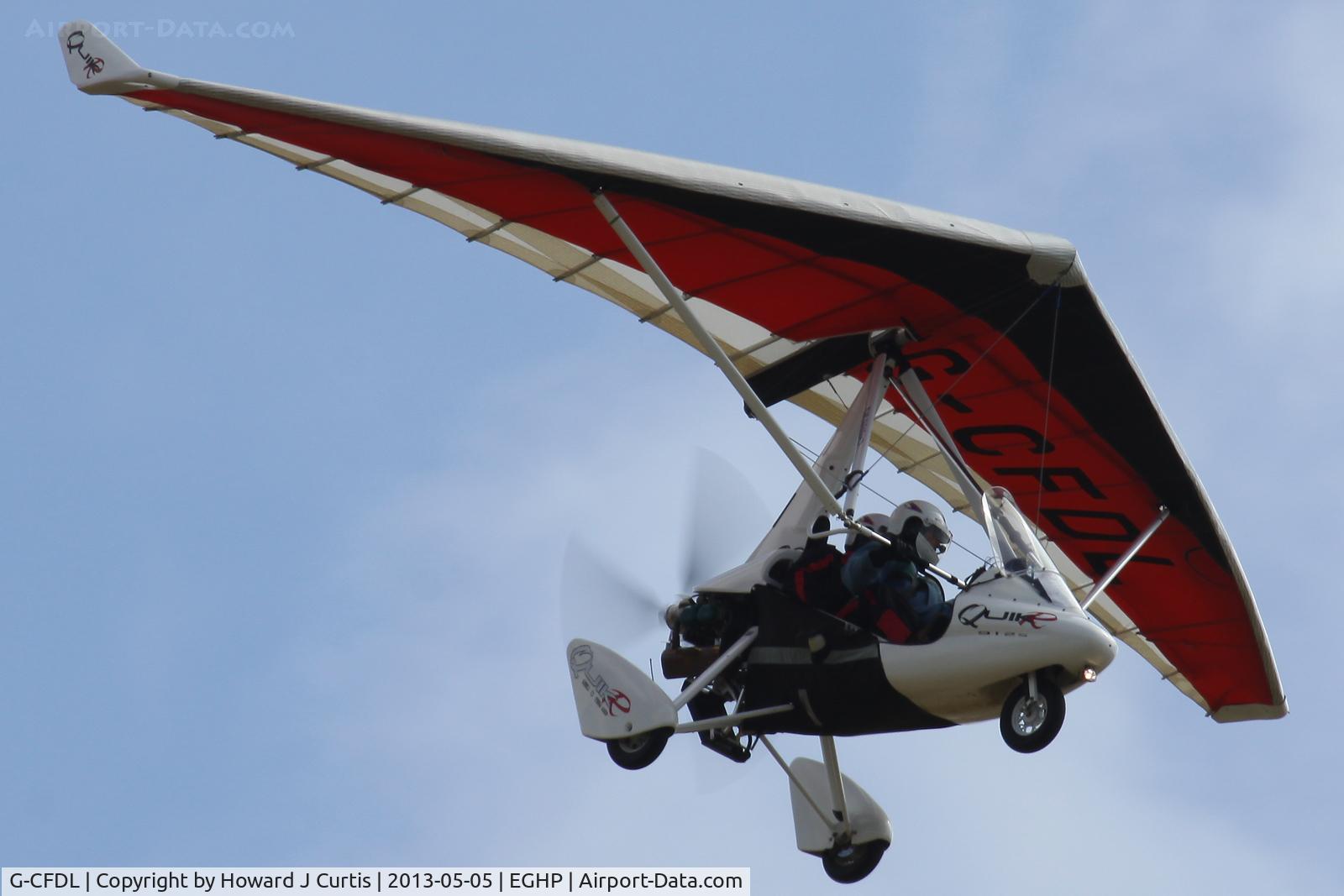 G-CFDL, 2008 Mainair Quikr C/N 8370, Privately owned. At the Microlight Trade Fair.