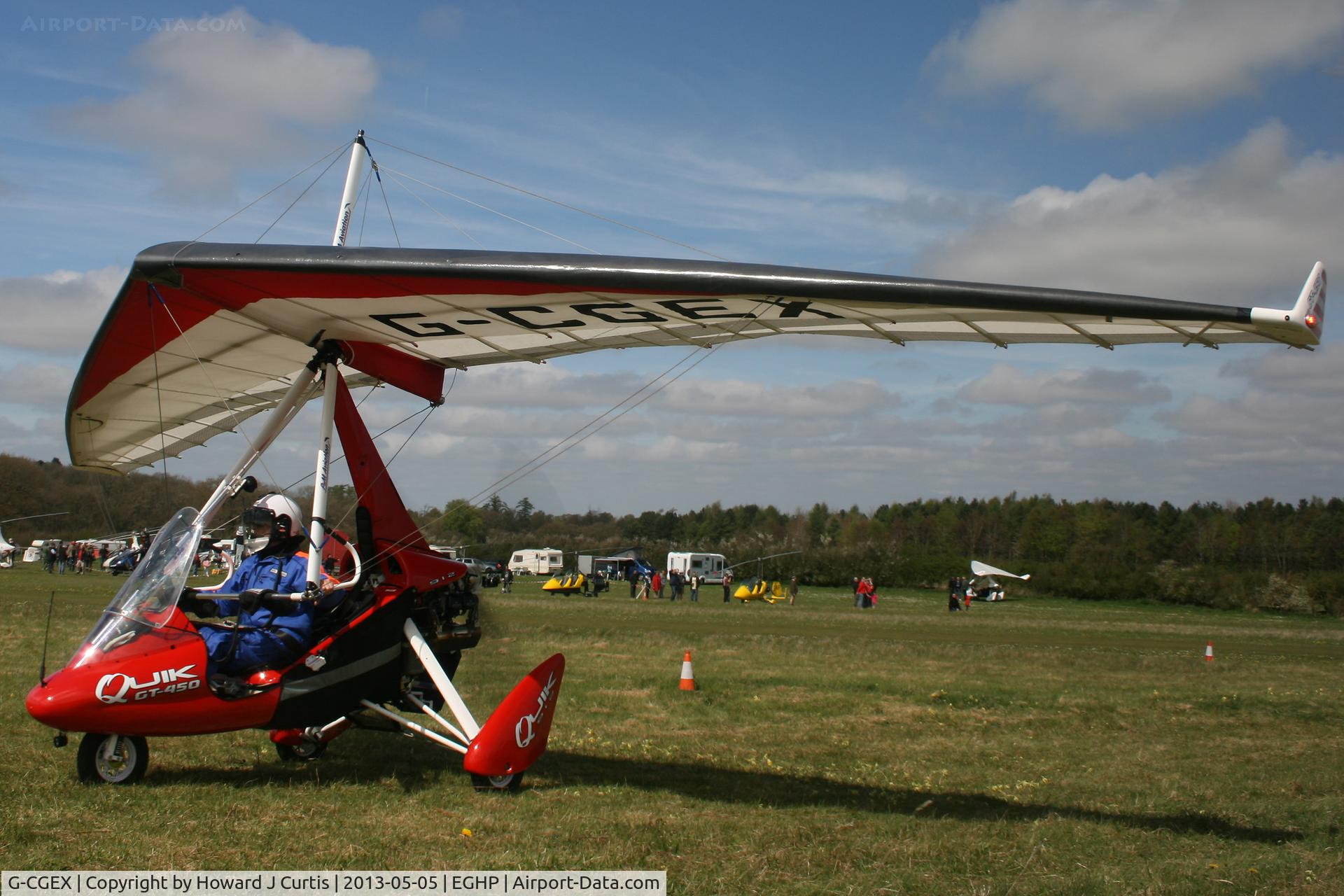G-CGEX, 2009 P&M Aviation Quik GT450 C/N 8491, Privately owned. At the Microlight Trade Fair.