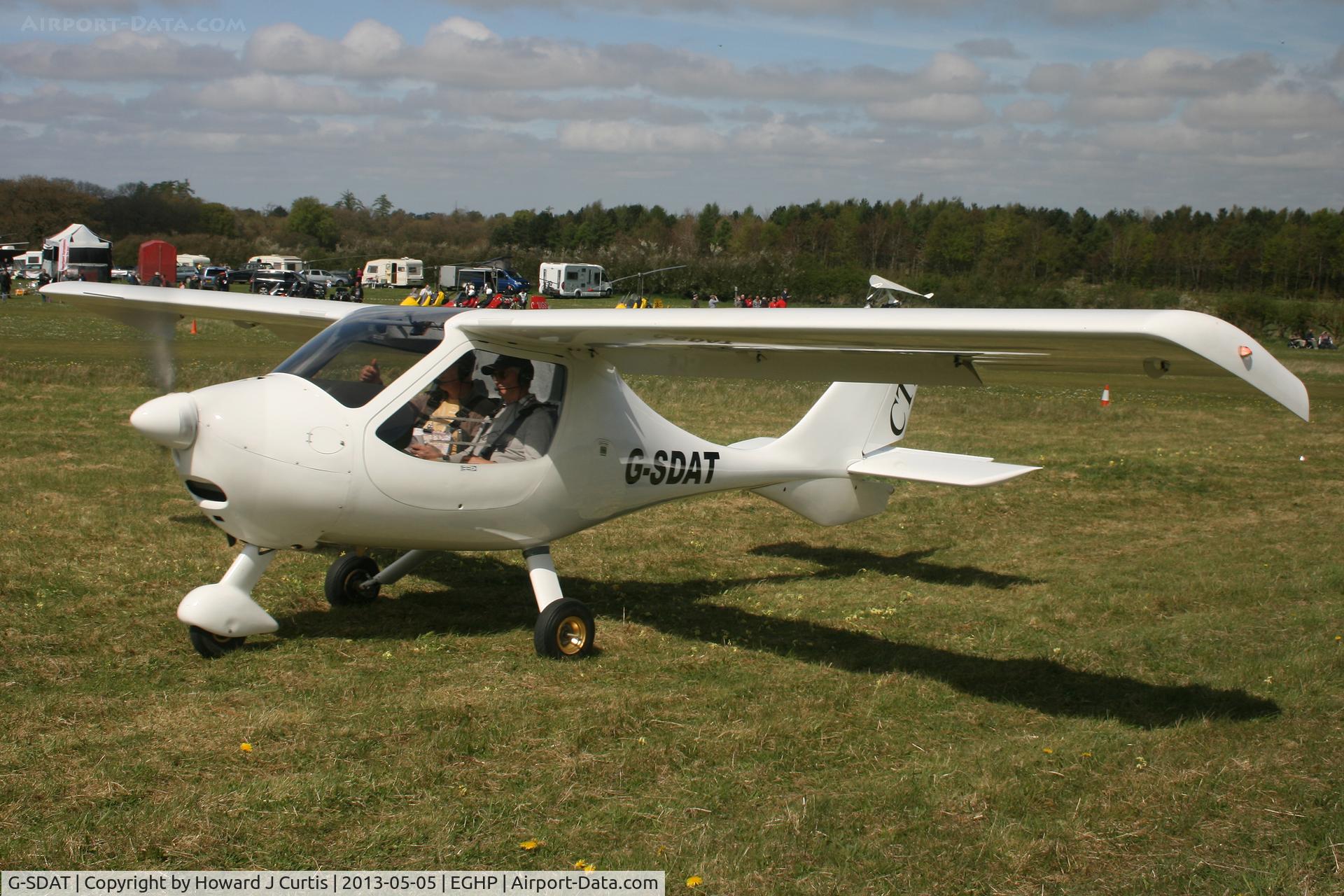 G-SDAT, 2007 Flight Design CTSW C/N 8312, Privately owned. At the Microlight Trade Fair.