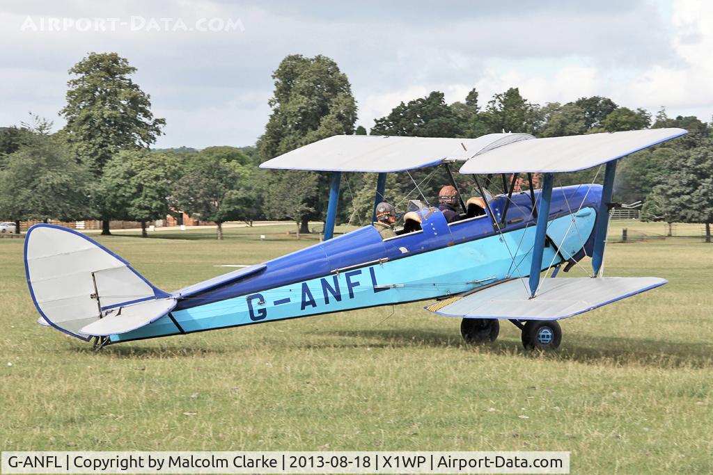 G-ANFL, 1941 De Havilland DH-82A Tiger Moth II C/N 84617, De Havilland DH-82A Tiger Moth II at The De Havilland Moth Club's 28th International Moth Rally at Woburn Abbey. August 2013.
