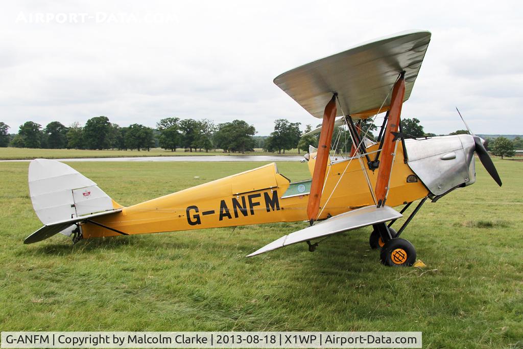 G-ANFM, 1941 De Havilland DH-82A Tiger Moth II C/N 83604, De Havilland DH-82A Tiger Moth II at The De Havilland Moth Club's 28th International Moth Rally at Woburn Abbey. August 2013.