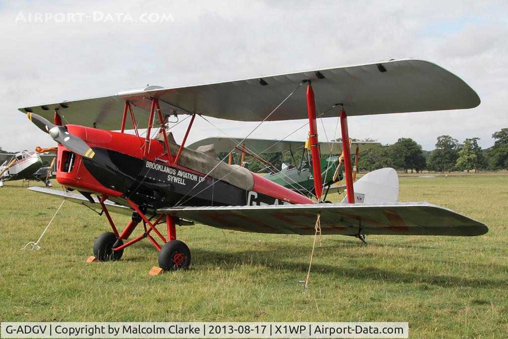 G-ADGV, 1935 De Havilland DH-82A Tiger Moth II C/N 3340, DE Havilland DH-82A Tiger Moth II at The De Havilland Moth Club's 28th International Moth Rally at Woburn Abbey. August 2013.
