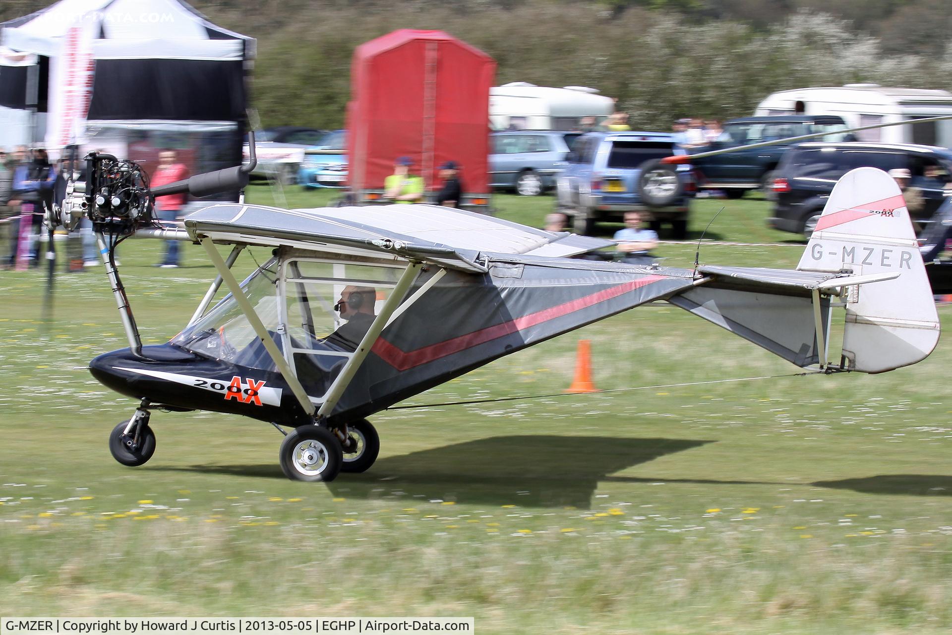 G-MZER, 1996 Pegasus Cyclone AX2000 C/N 7251, Privately owned. At the Microlight Trade Fair.
