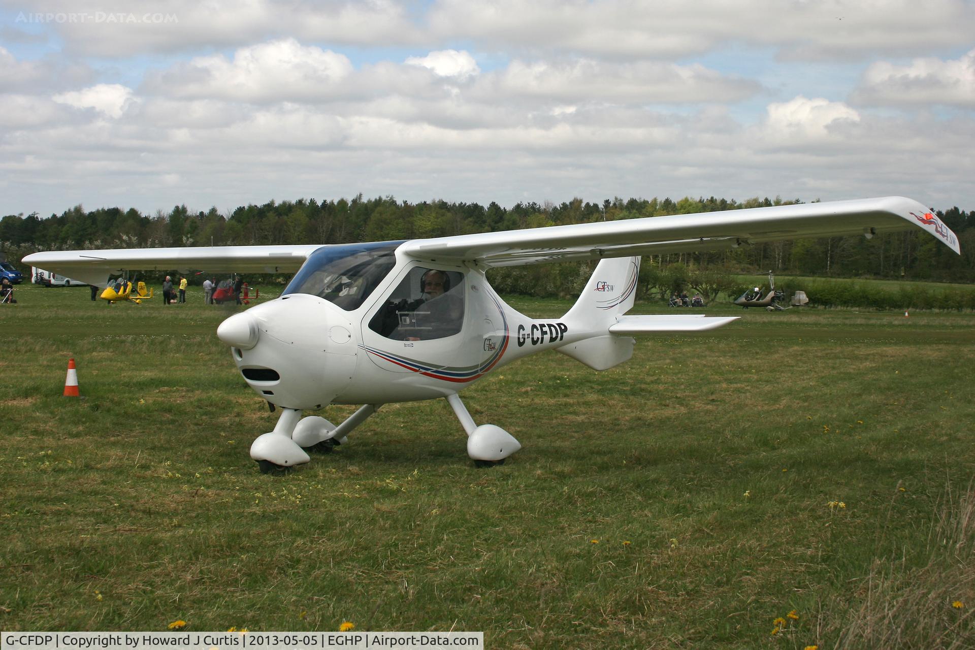 G-CFDP, 2008 Flight Design CTSW C/N 8367, Privately owned. At the Microlight Trade Fair.