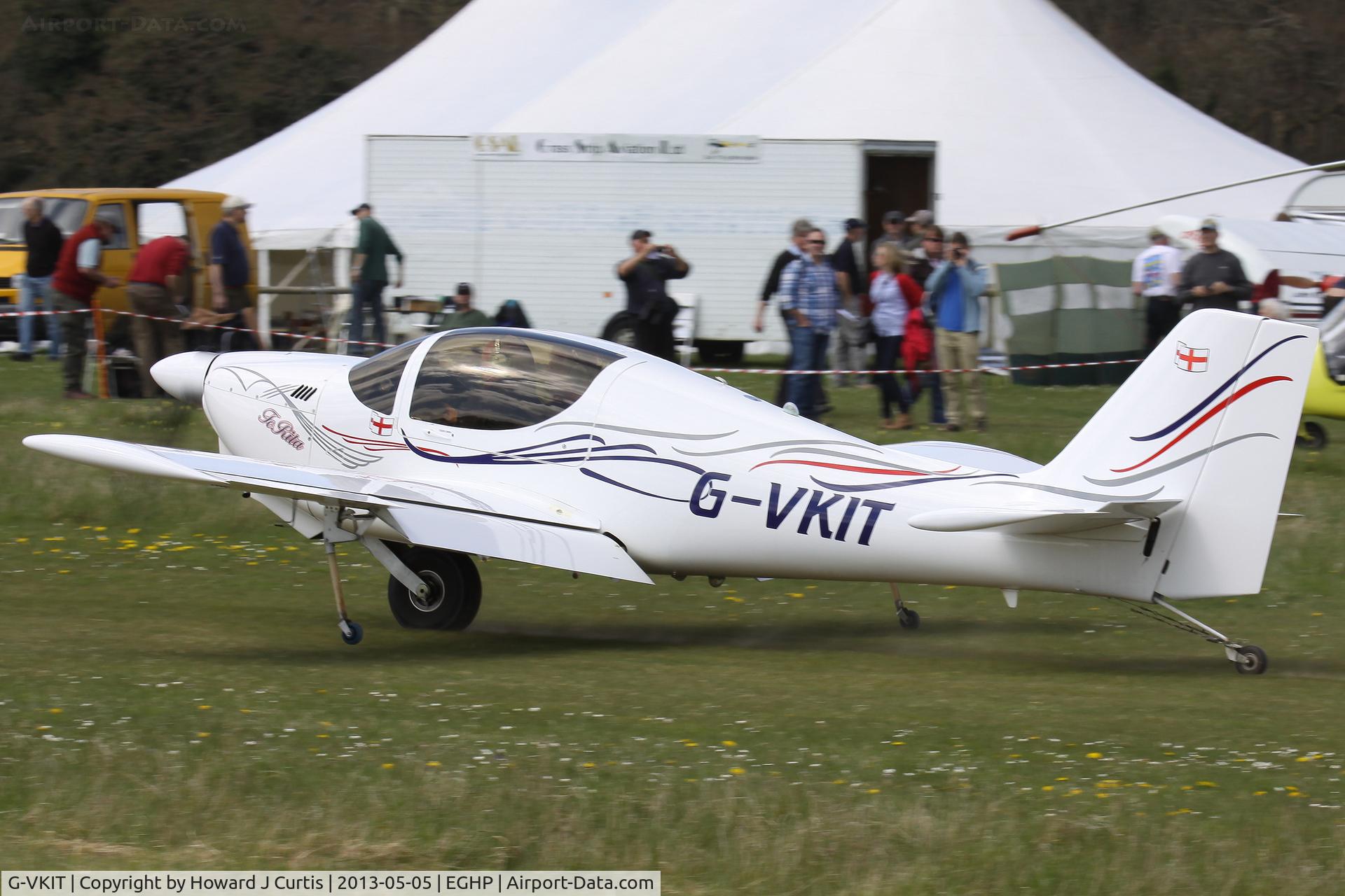 G-VKIT, 2005 Europa Tri Gear C/N PFA 247-12783, Privately owned. At the Microlight Trade Fair.