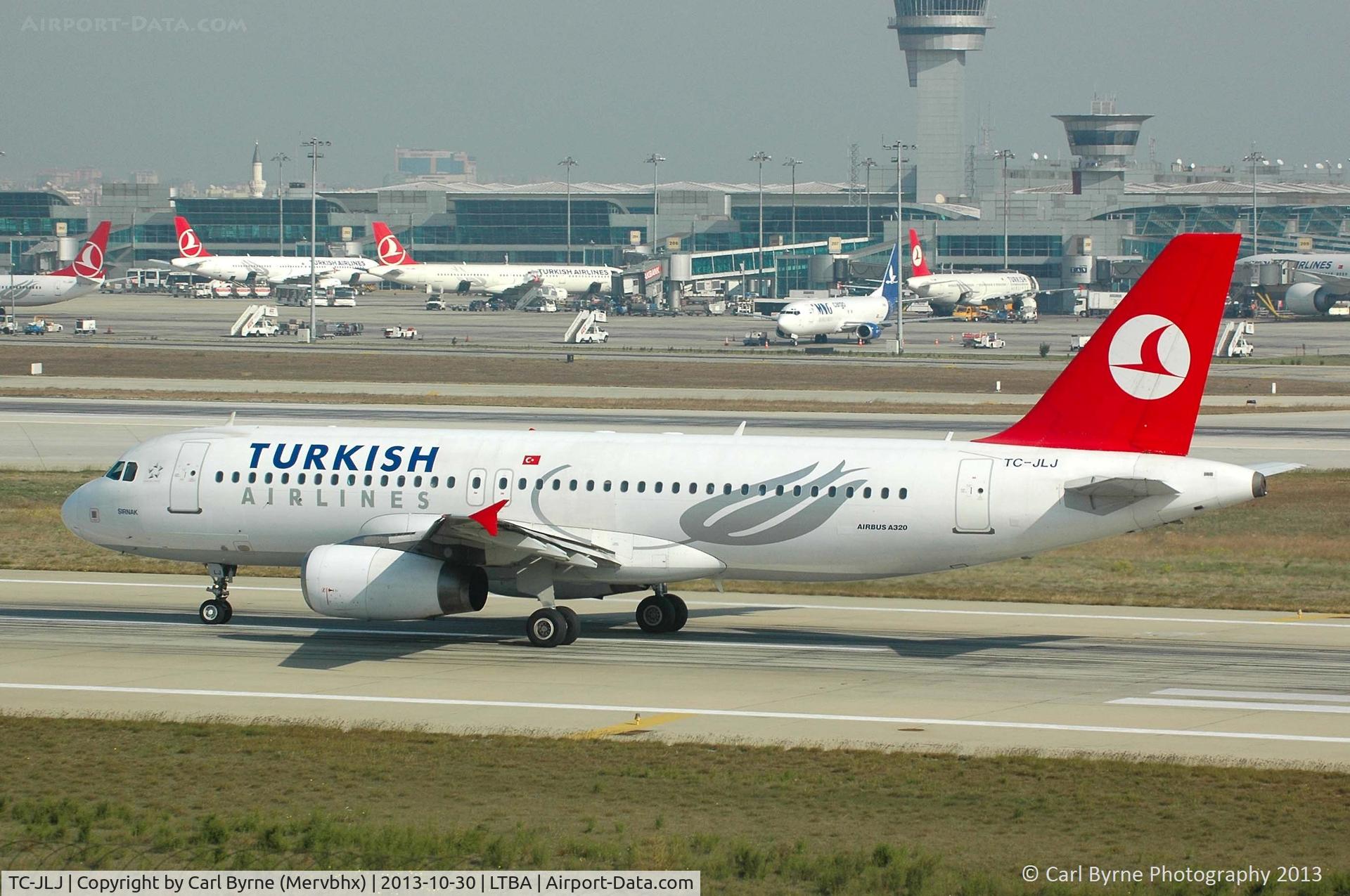 TC-JLJ, 2003 Airbus A320-232 C/N 1856, Taken from the Fly Inn Shopping Mall.