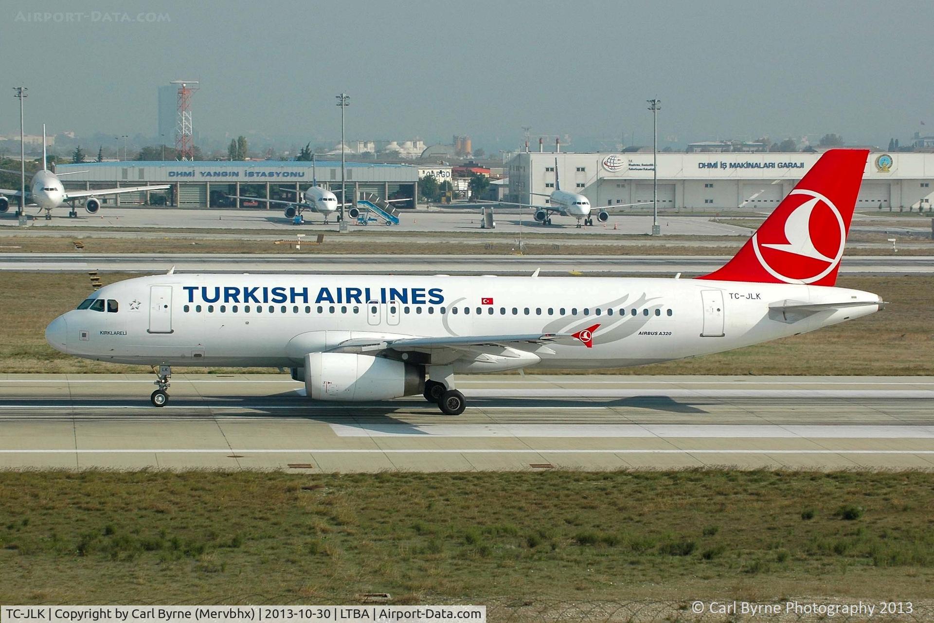 TC-JLK, 2002 Airbus A320-232 C/N 1909, Taken from the Fly Inn Shopping Mall.