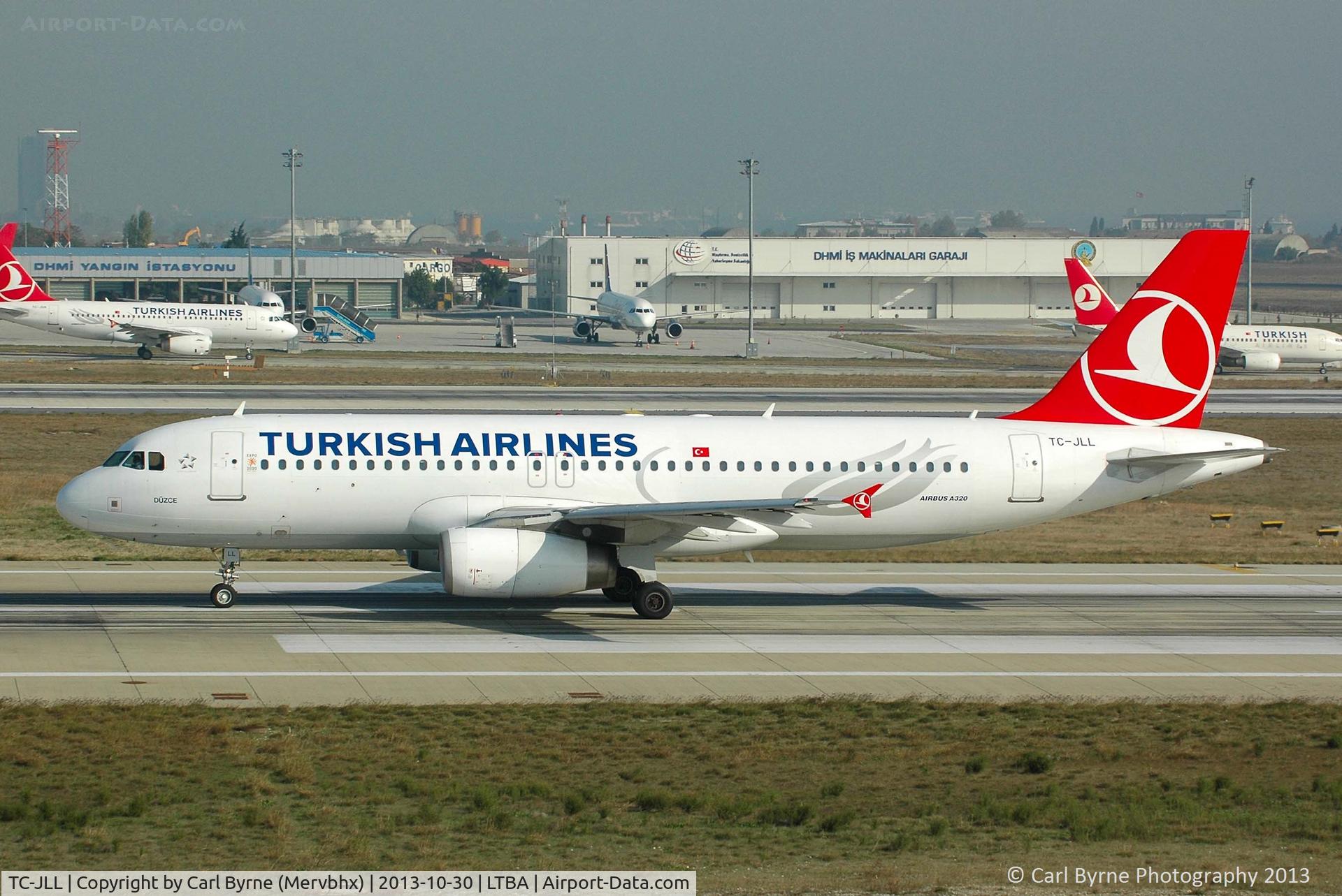 TC-JLL, 2003 Airbus A320-232 C/N 1996, Taken from the Fly Inn Shopping Mall.
