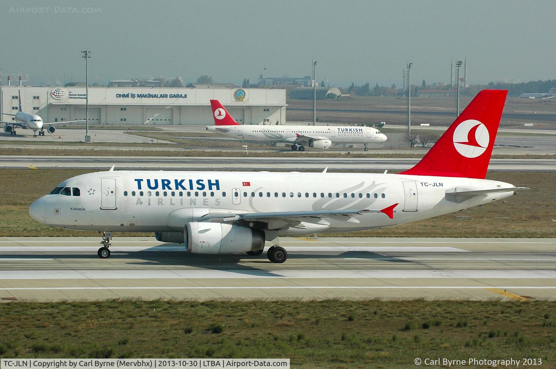TC-JLN, 2006 Airbus A319-132 C/N 2739, Taken from the Fly Inn Shopping Mall.