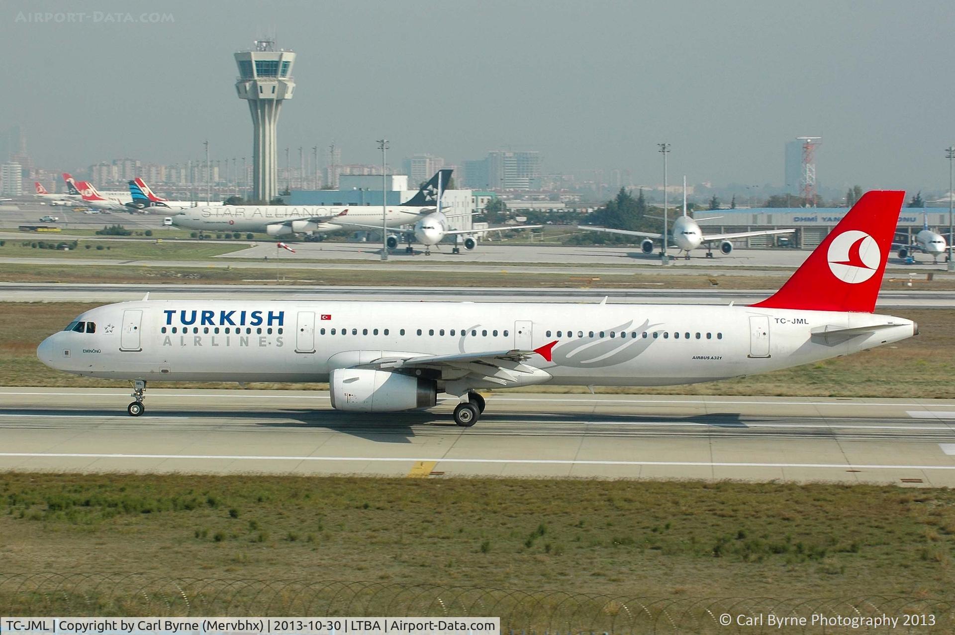 TC-JML, 2008 Airbus A321-231 C/N 3382, Taken from the Fly Inn Shopping Mall.
