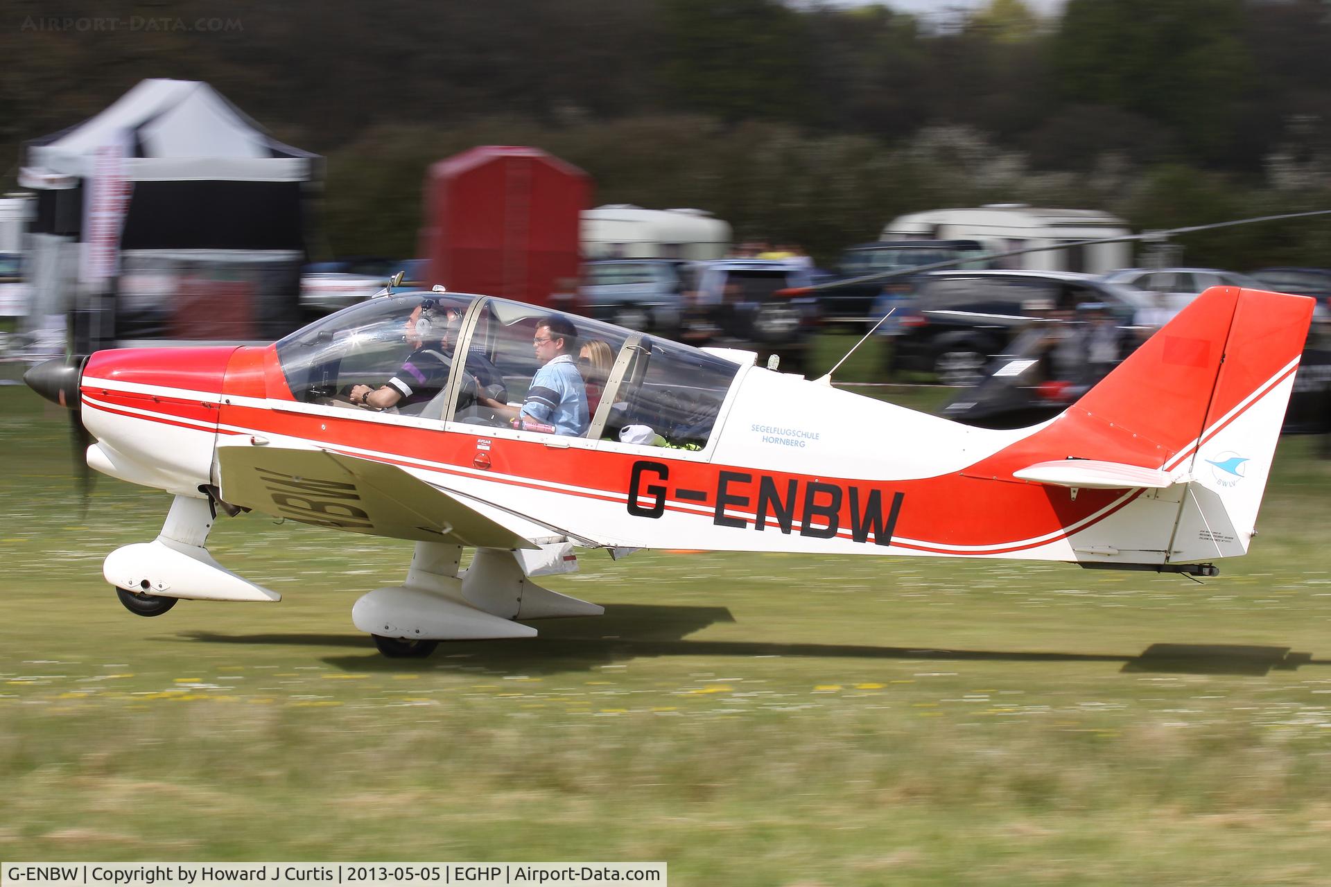 G-ENBW, 1985 Robin DR-400-180R Remorqueur Regent C/N 1715, Privately owned. At the Microlight Trade Fair.