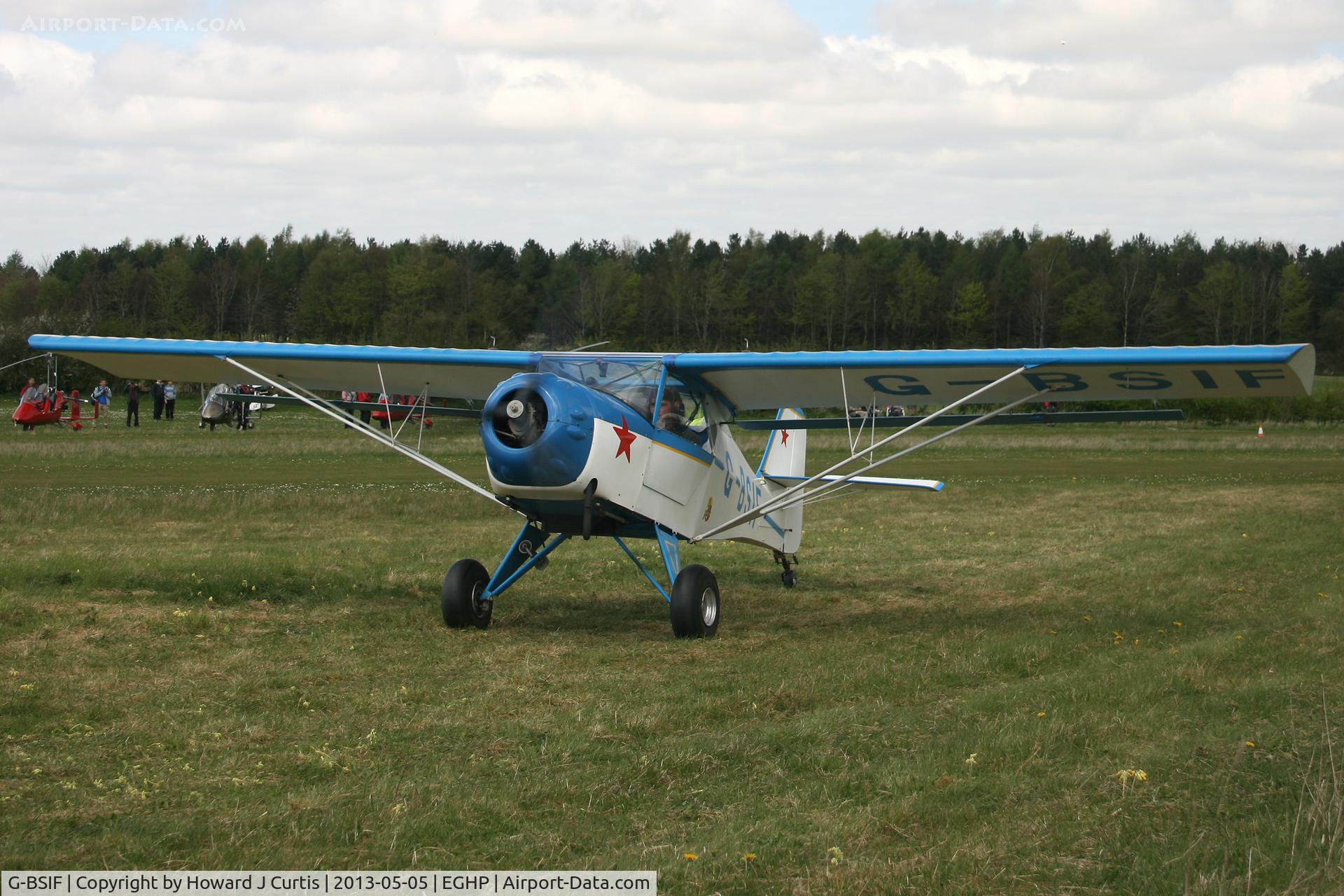 G-BSIF, 1993 Denney Kitfox MK2 C/N PFA 172-11889, Privately owned. At the Microlight Trade Fair.