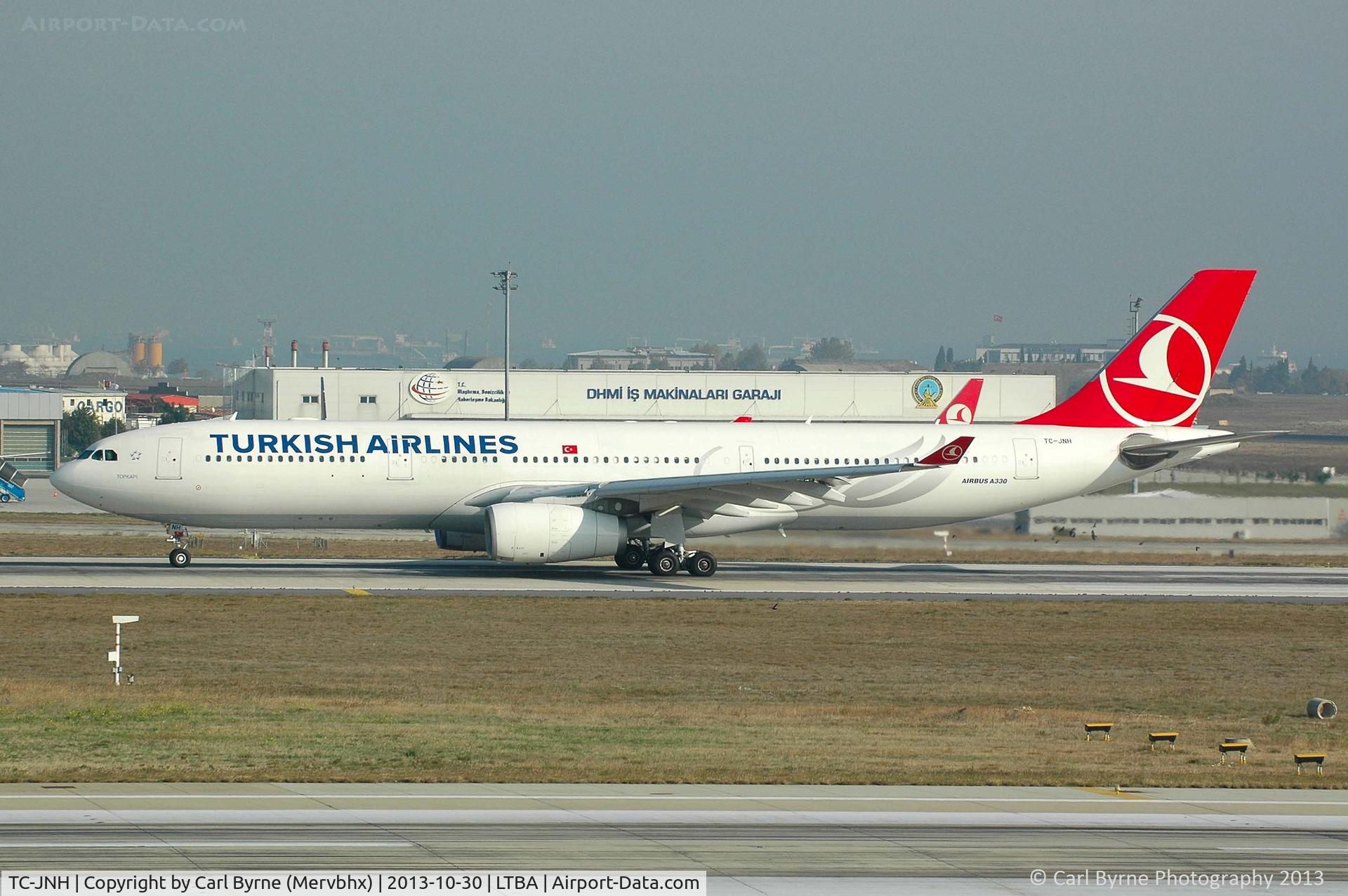 TC-JNH, 2010 Airbus A330-343X C/N 1150, Taken from the Fly Inn Shopping Mall.