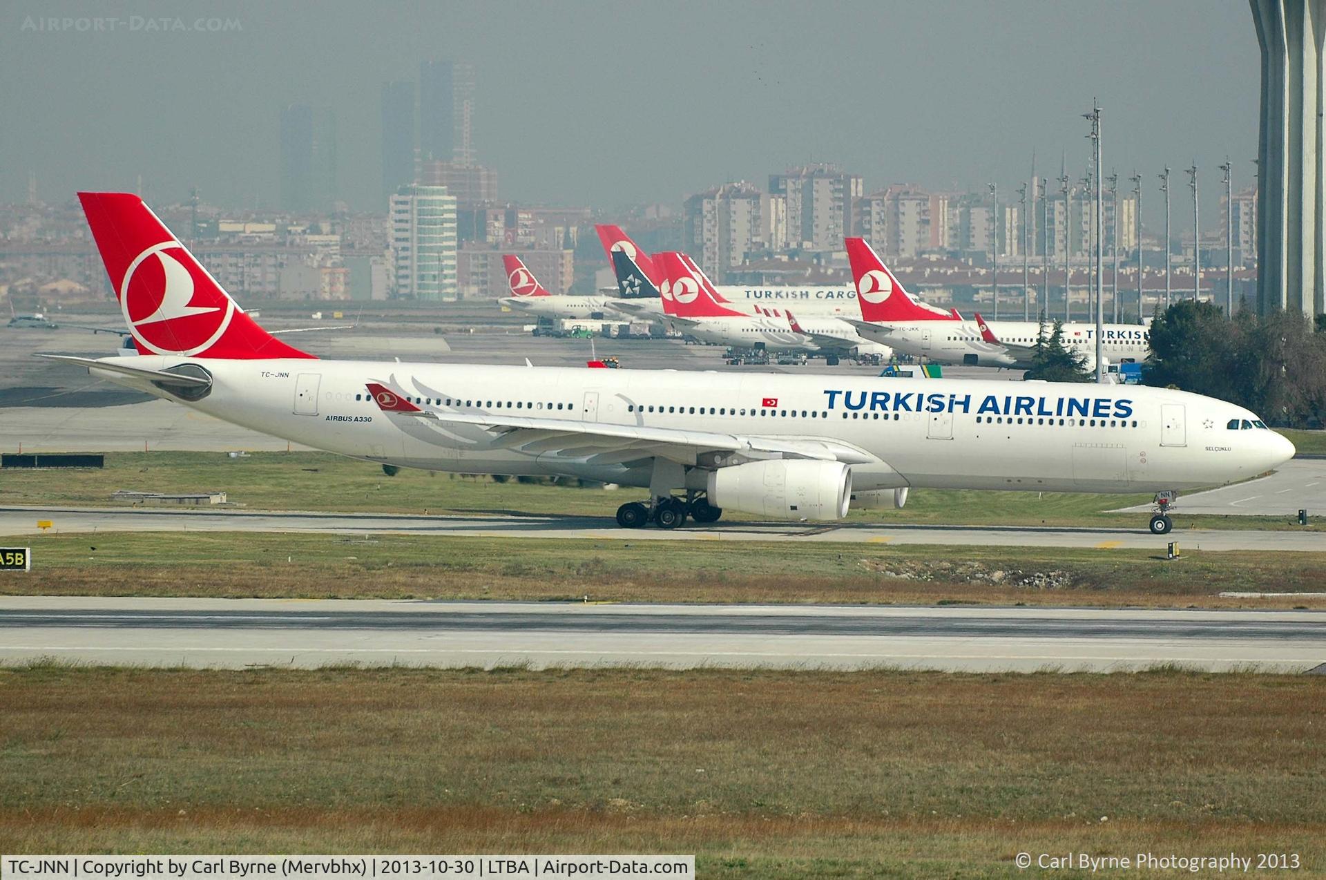 TC-JNN, 2011 Airbus A330-343X C/N 1228, Taken from the Fly Inn Shopping Mall.