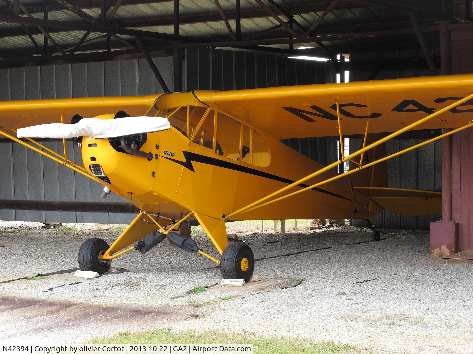 N42394, 1945 Piper J3C-65 Cub C/N 14653, Candler field