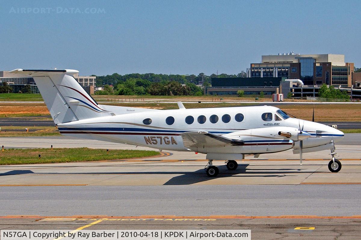 N57GA, 1979 Beech 200 King Air C/N BB-477, Beech 200 Super King Air [BB-477] Atlanta-Dekalb Peachtree~N 18/04/2010