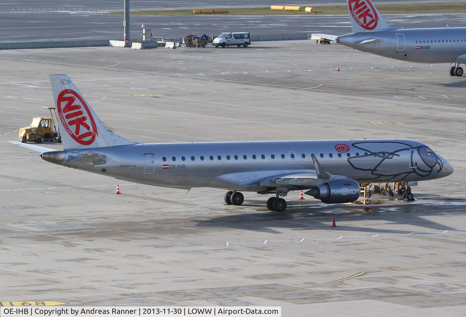 OE-IHB, 2009 Embraer 190LR (ERJ-190-100LR) C/N 19000294, Niki ERJ-190