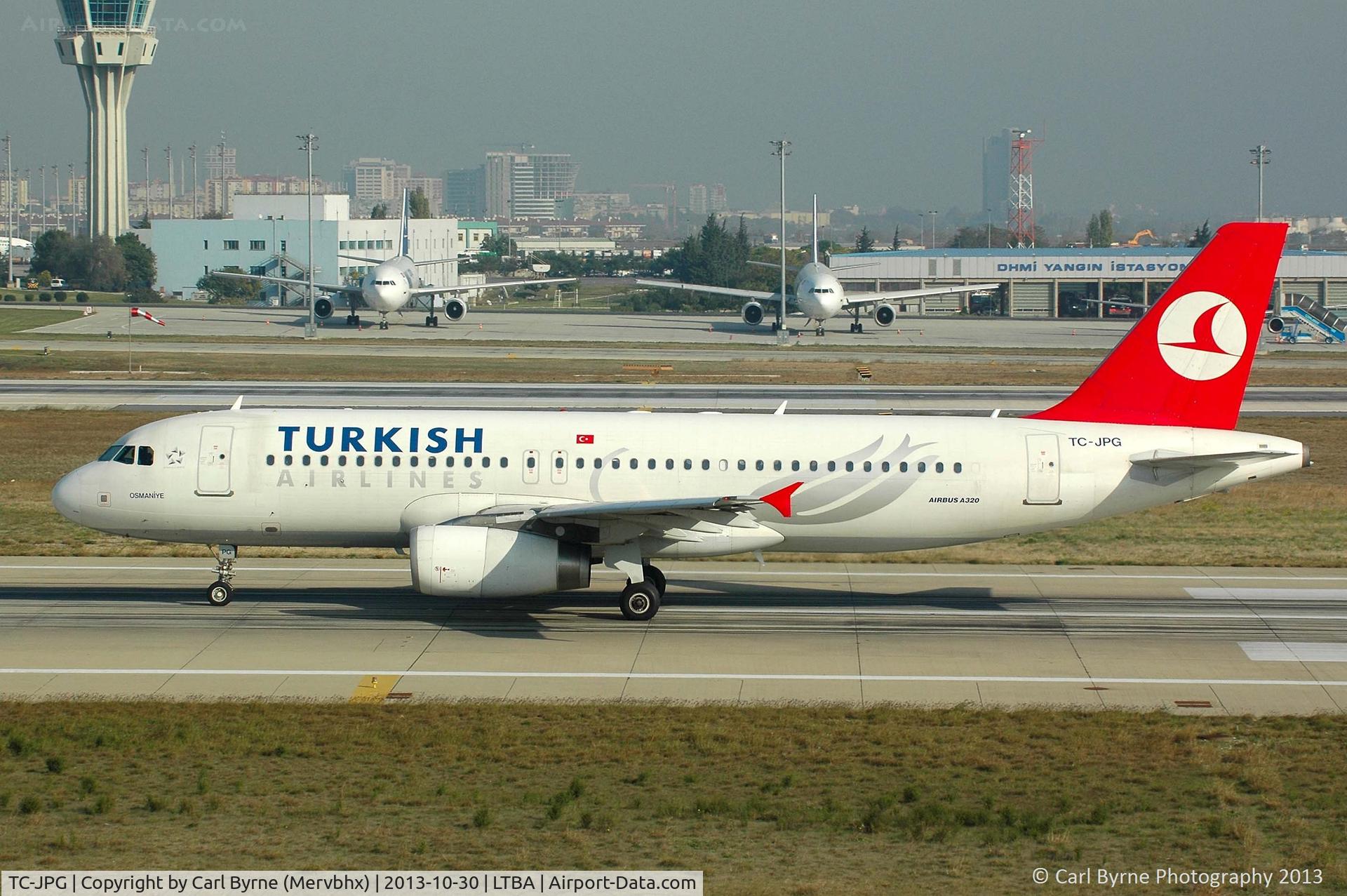 TC-JPG, 2007 Airbus A320-232 C/N 3010, Taken from the Fly Inn Shopping Mall.