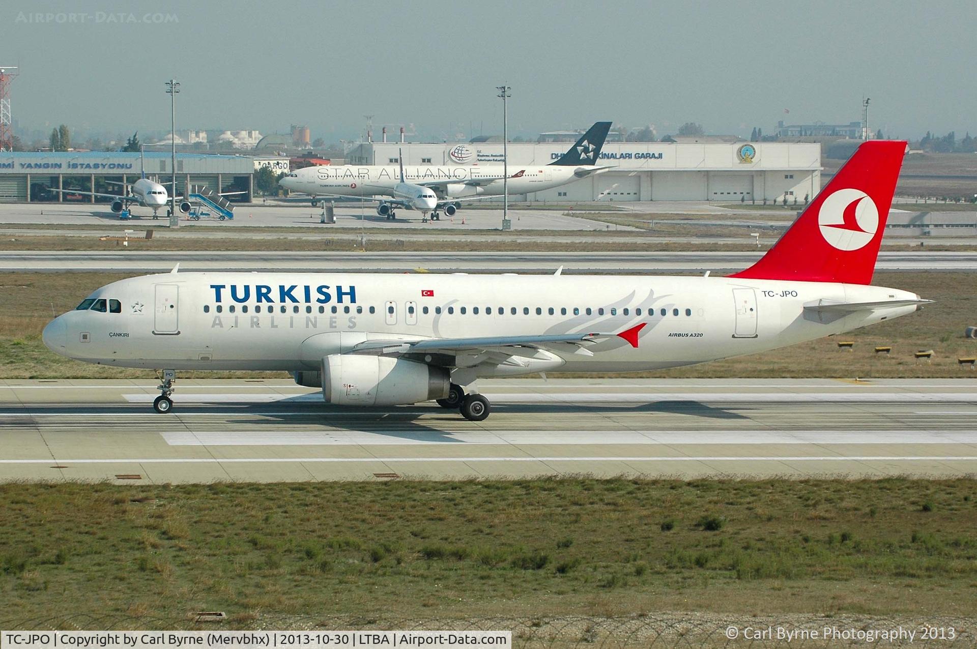 TC-JPO, 2008 Airbus A320-232 C/N 3567, Taken from the Fly Inn Shopping Mall.
