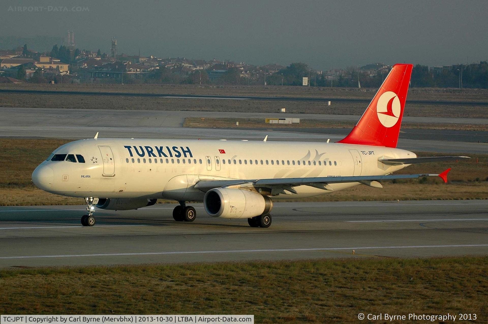 TC-JPT, 2008 Airbus A320-232 C/N 3719, Taken from the Fly Inn Shopping Mall.