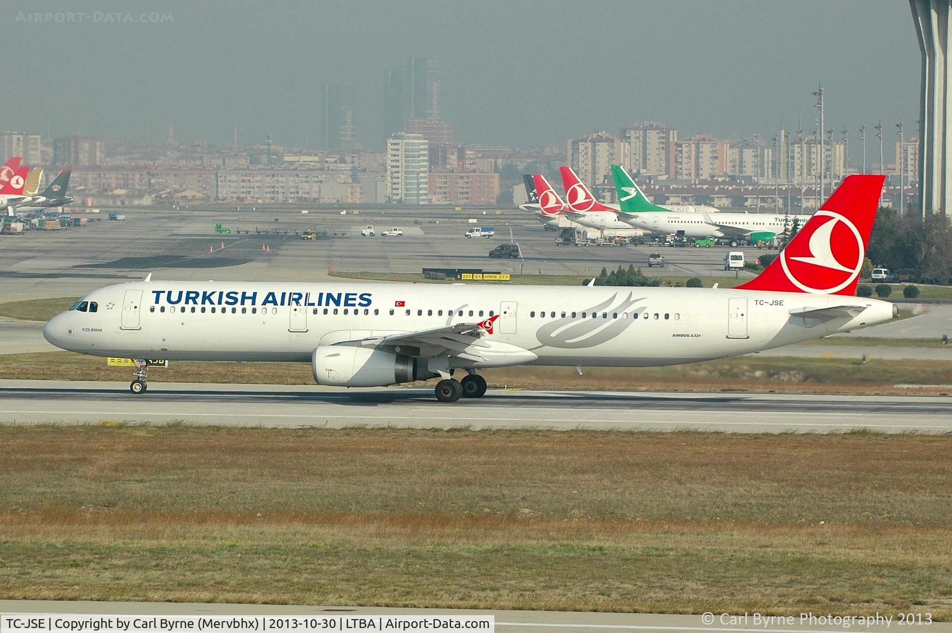 TC-JSE, 2012 Airbus A321-231 C/N 5450, Taken from the Fly Inn Shopping Mall.