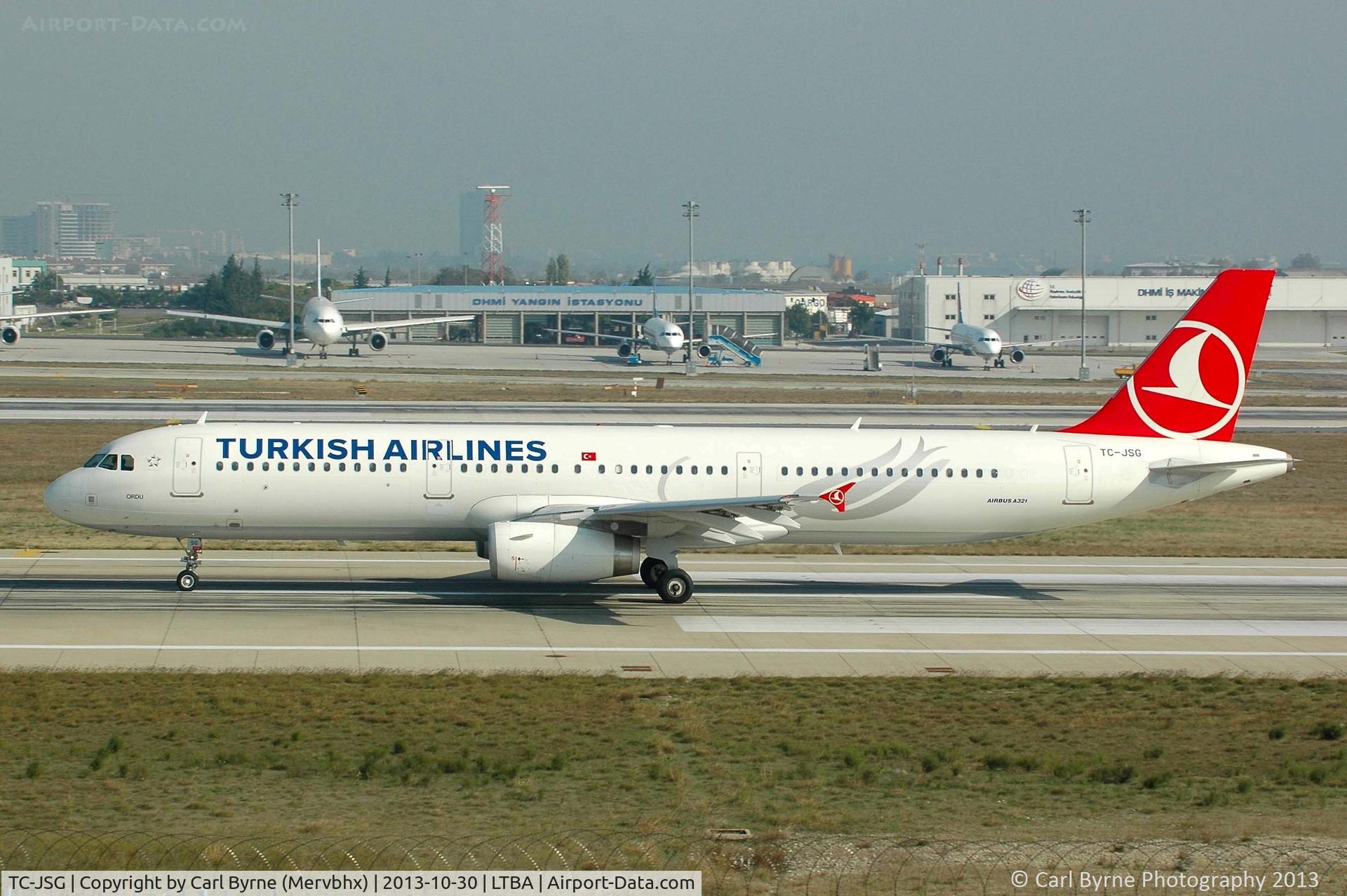 TC-JSG, 2013 Airbus A321-231 C/N 5490, Taken from the Fly Inn Shopping Mall.