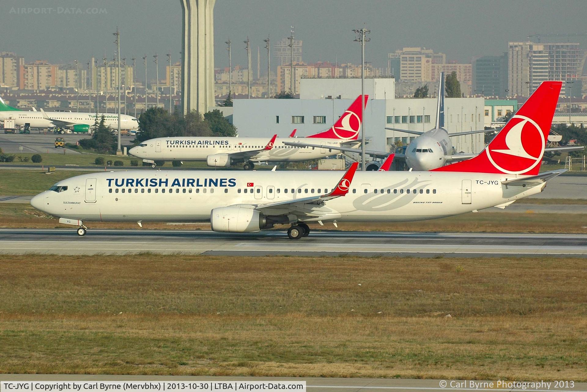 TC-JYG, 2012 Boeing 737-9F2/ER C/N 40983, Taken from the Fly Inn Shopping Mall.