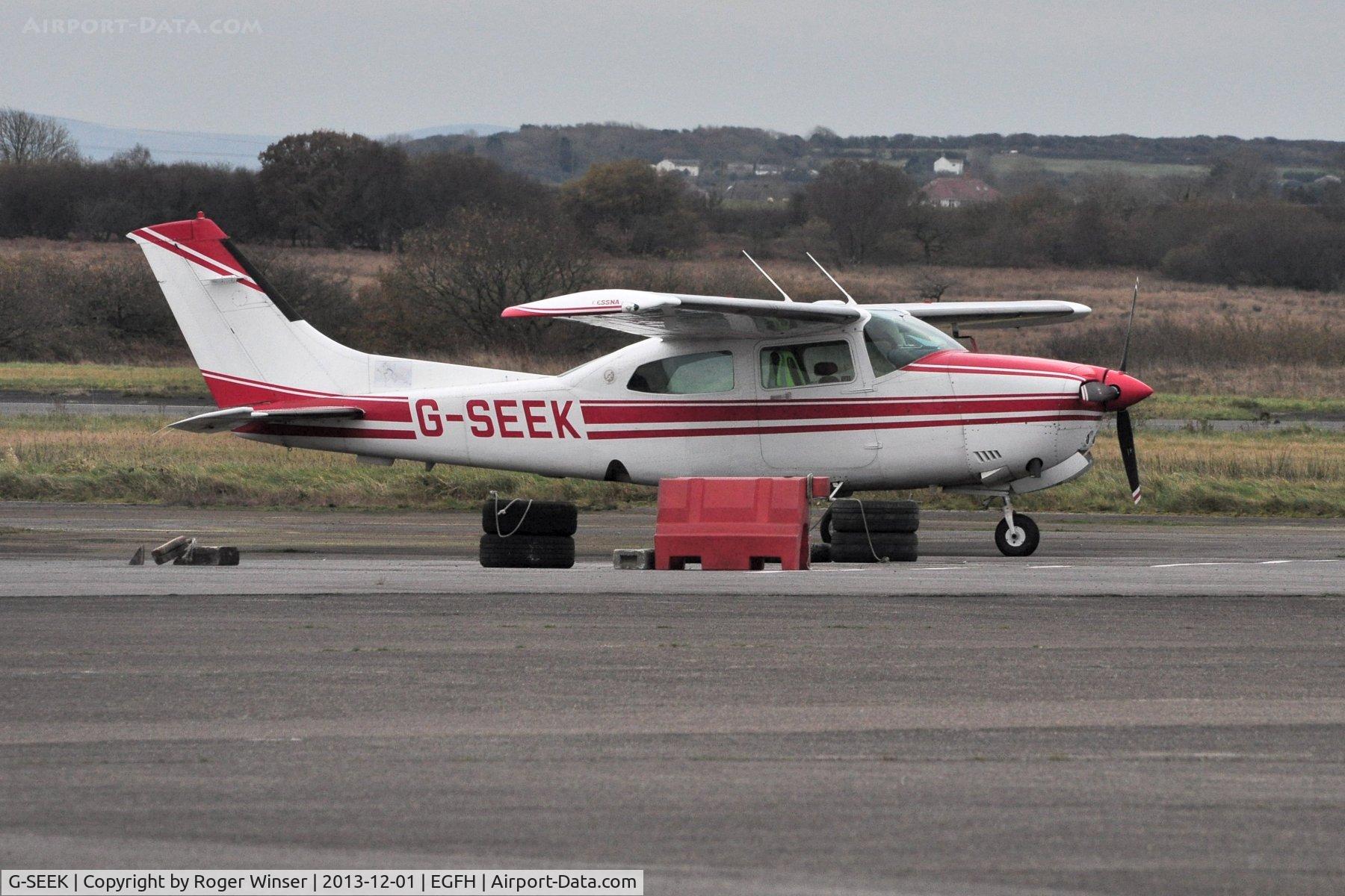 G-SEEK, 1982 Cessna T210N Turbo Centurion C/N 21064579, Visiting Round The World Cessna Turbo Centurion.
