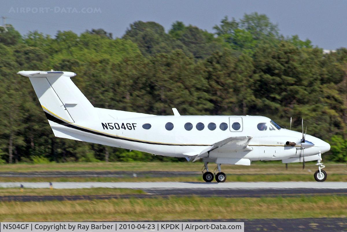 N504GF, 1983 Beech B200 King Air C/N BB-1156, Beech B200 Super King Air [BB-1156] Atlanta-Dekalb Peachtree~N 23/04/2010