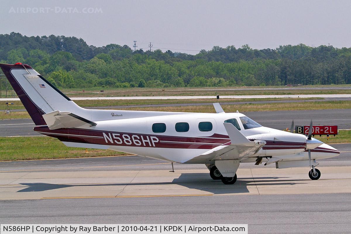 N586HP, 1981 Beech B-60 Duke C/N P-586, Beech B60 Duke [P-586] Atlanta-Dekalb Peachtree~N 21/04/2010