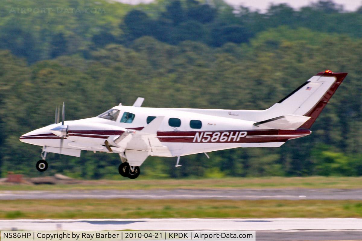 N586HP, 1981 Beech B-60 Duke C/N P-586, Beech B60 Duke [P-586] Atlanta-Dekalb Peachtree~N 21/04/2010