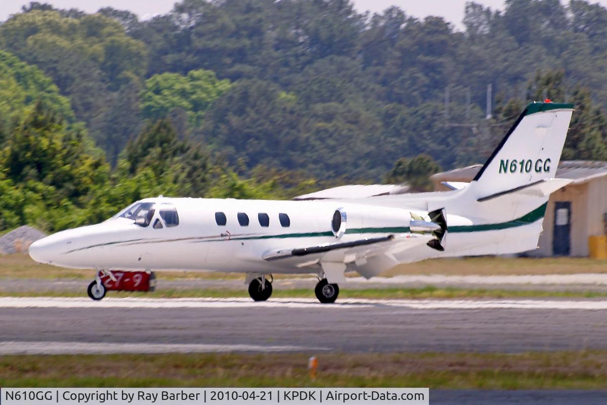 N610GG, 1980 Cessna 501 Citation I/SP C/N 501-0170, Cessna Citation I SP [501-0170] Atlanta-Dekalb Peachtree~N 21/04/2010