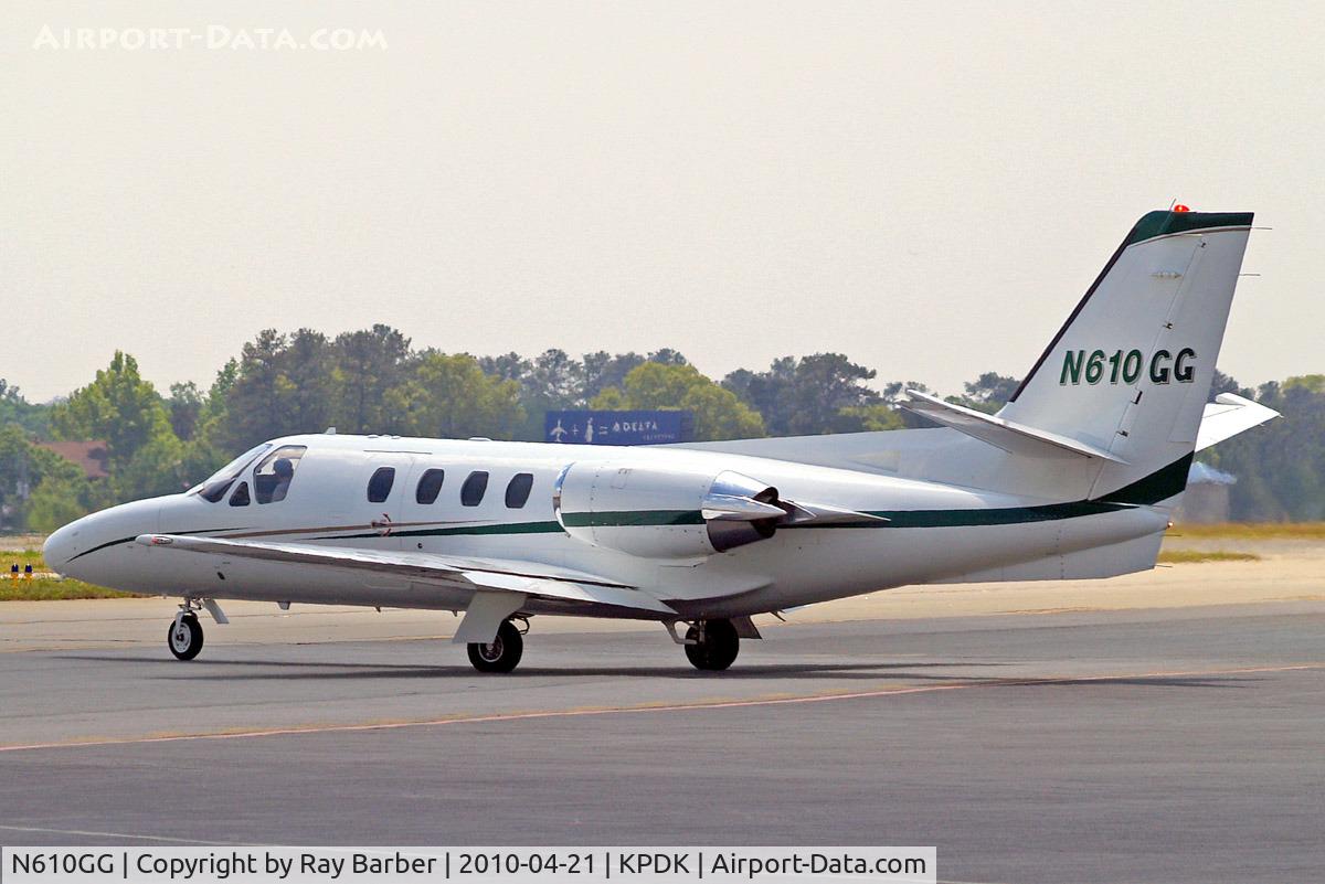 N610GG, 1980 Cessna 501 Citation I/SP C/N 501-0170, Cessna Citation I SP [501-0170] Atlanta-Dekalb Peachtree~N 21/04/2010