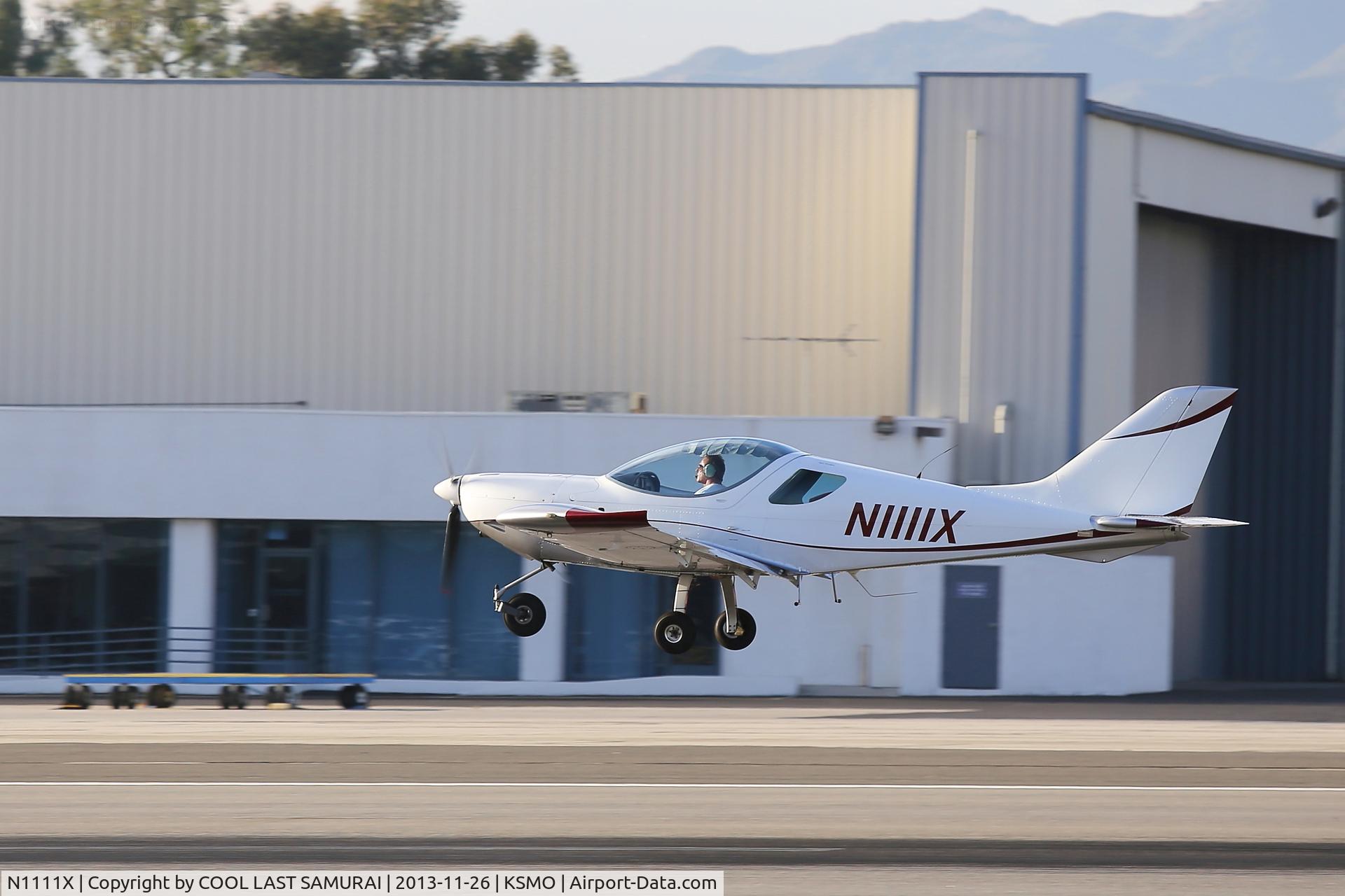 N1111X, 2008 CZAW SportCruiser C/N 08SC176, Sportcruiser landing SMO Rwy21