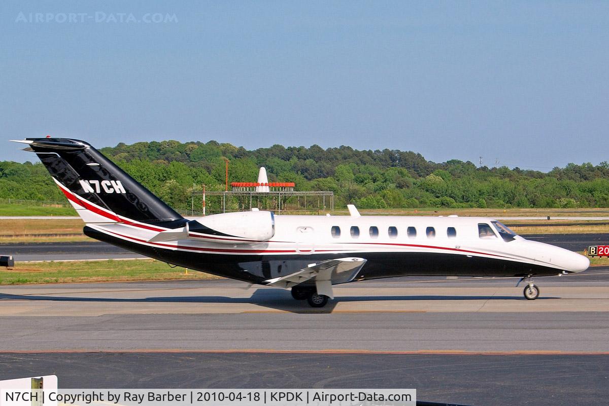 N7CH, 2007 Cessna 525B CitationJet CJ3 C/N 525B- 0202, Cessna Citationjet CJ3 [525B-0202] Atlanta-Dekalb Peachtree~N 18/04/2010