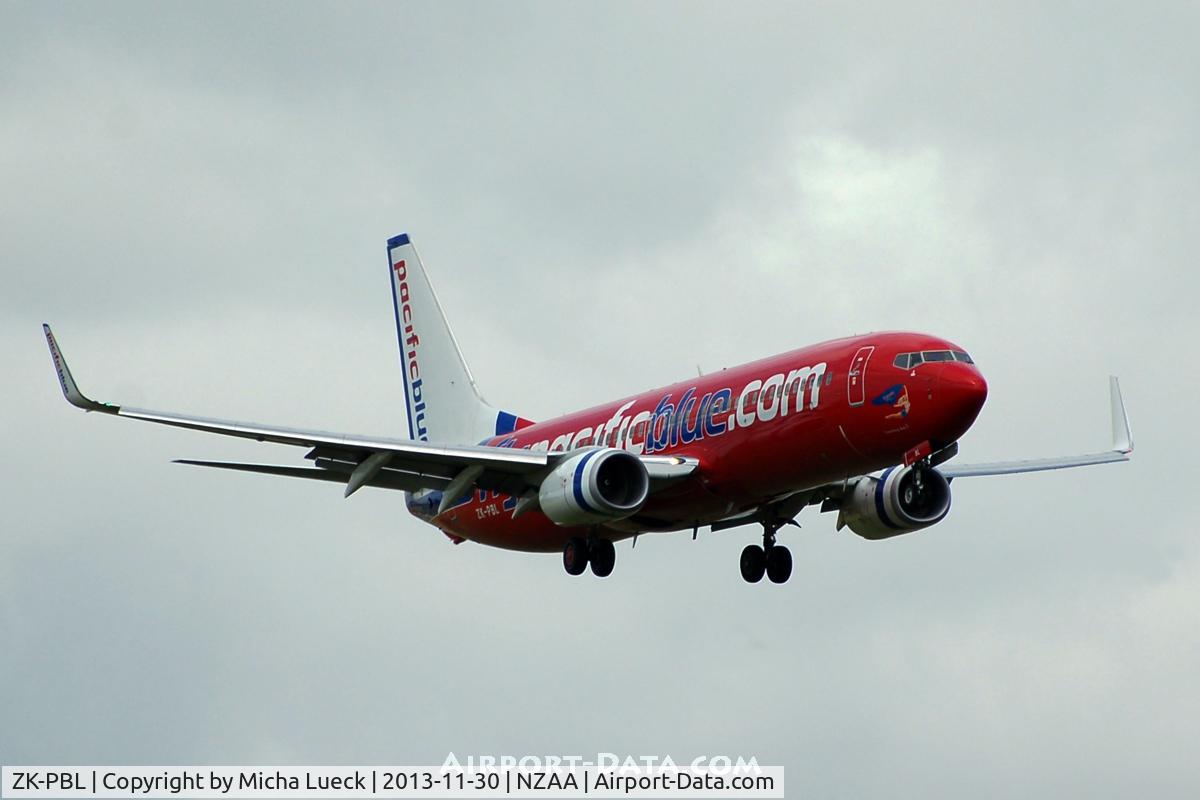 ZK-PBL, 2008 Boeing 737-8FE C/N 36605, At Auckland